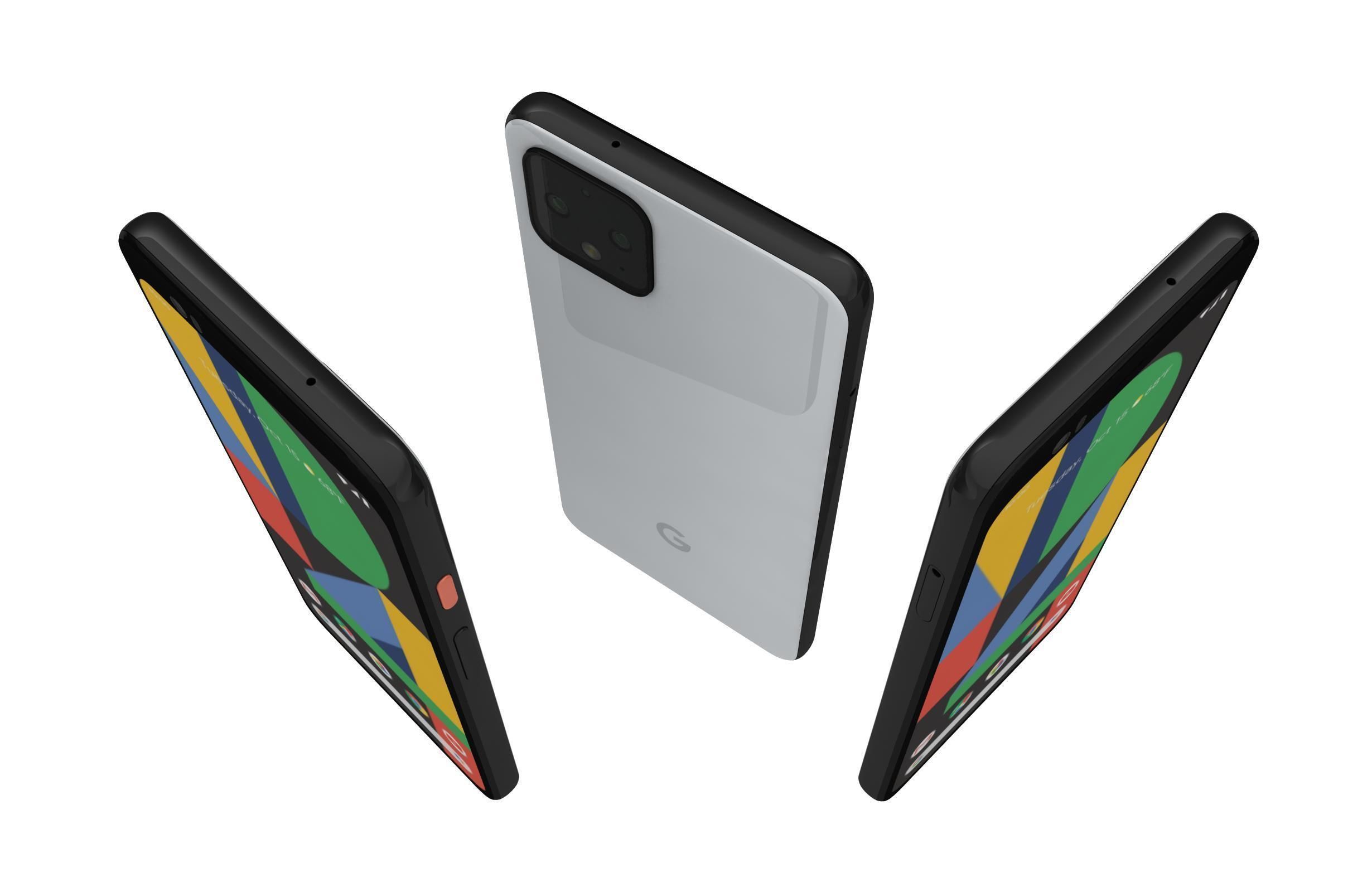Google Pixel 4 And 5 3D model_15