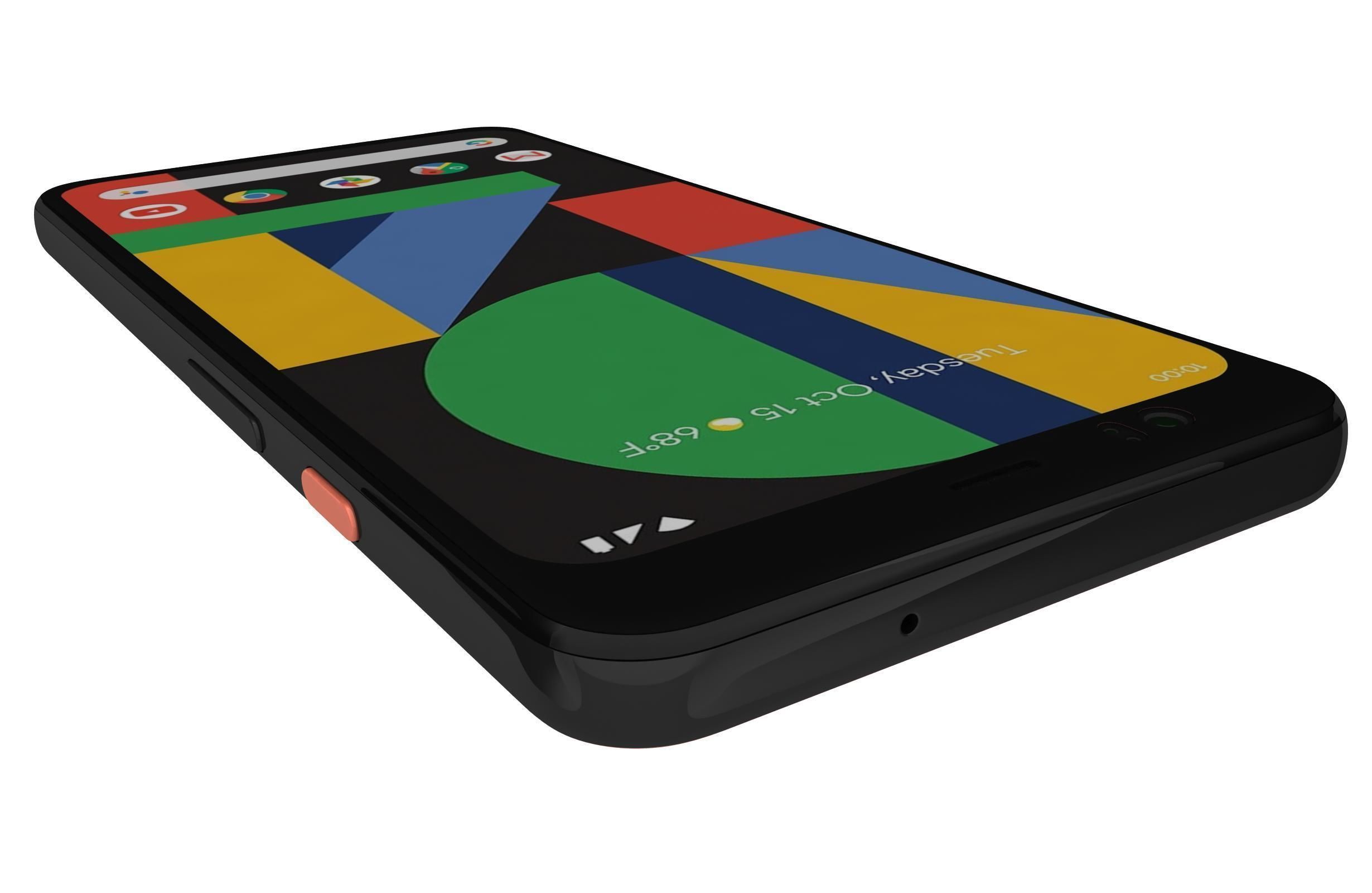 Google Pixel 4 And 5 3D model_8