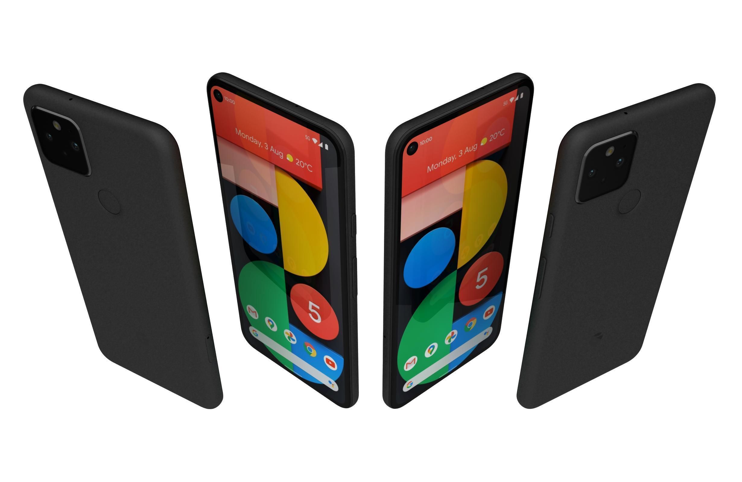 Google Pixel 4 And 5 3D model_48