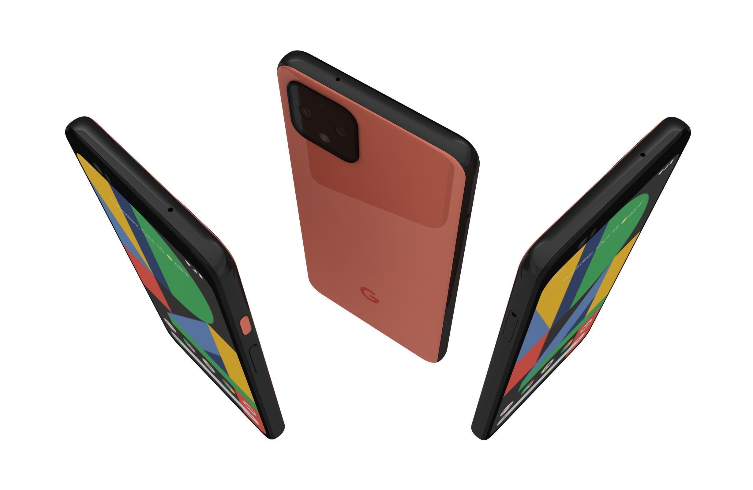 Google Pixel 4 And 5 3D model_13