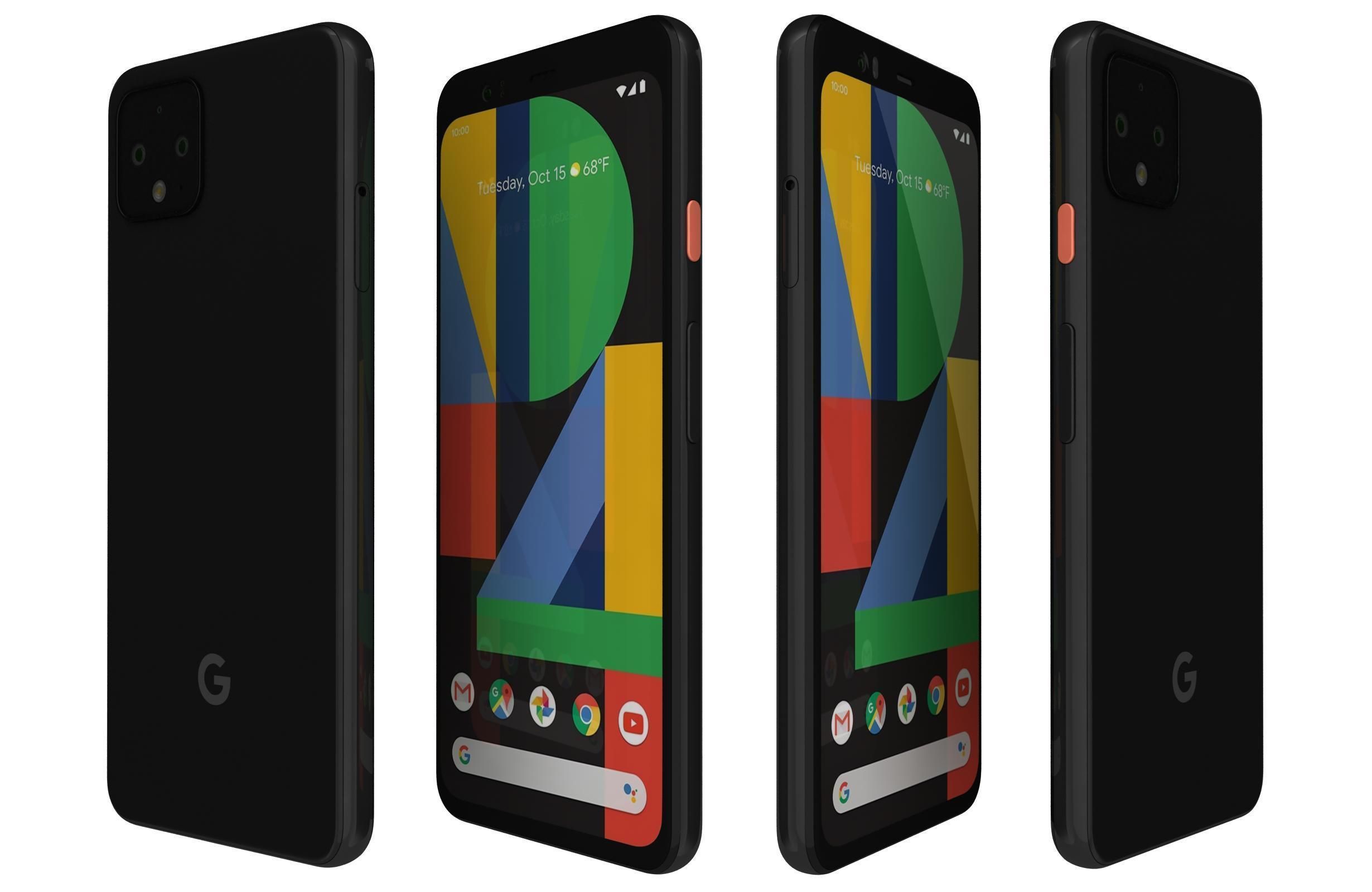 Google Pixel 4 And 5 3D model_20