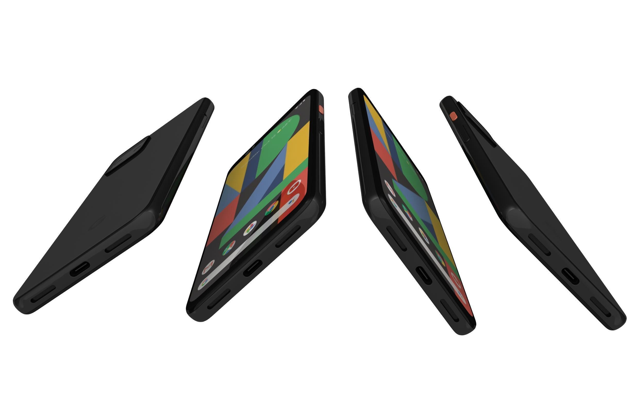 Google Pixel 4 And 5 3D model_23