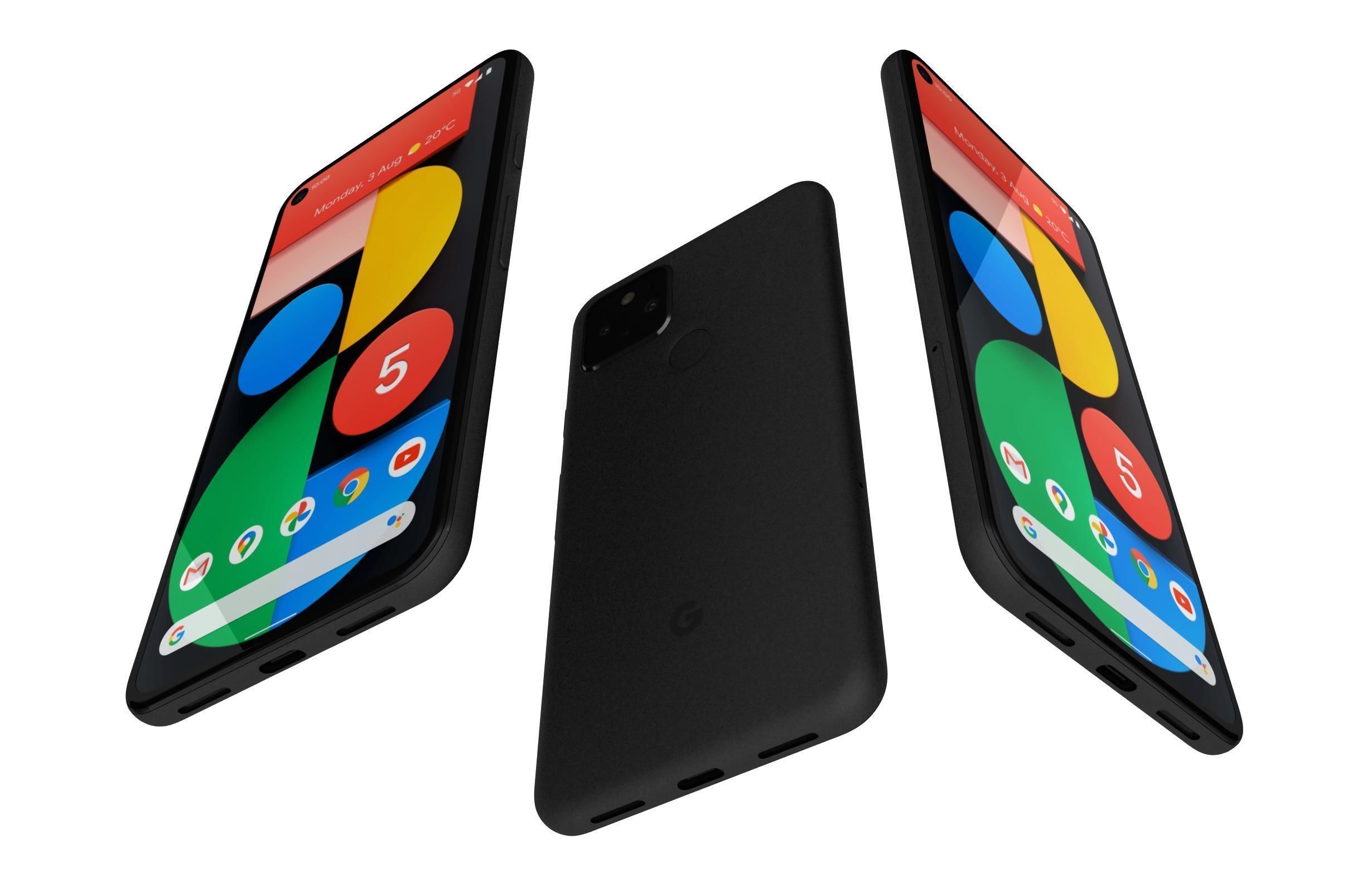 Google Pixel 4 And 5 3D model_49