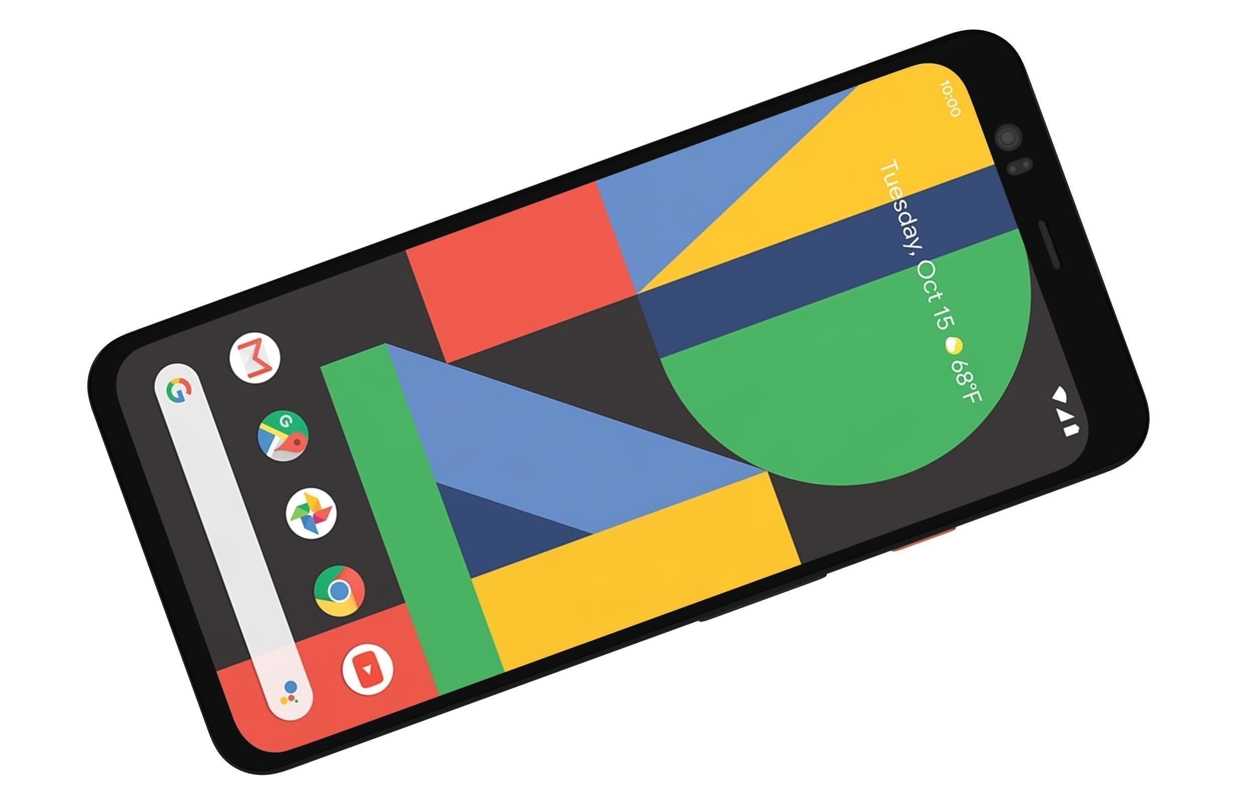 Google Pixel 4 And 5 3D model_32