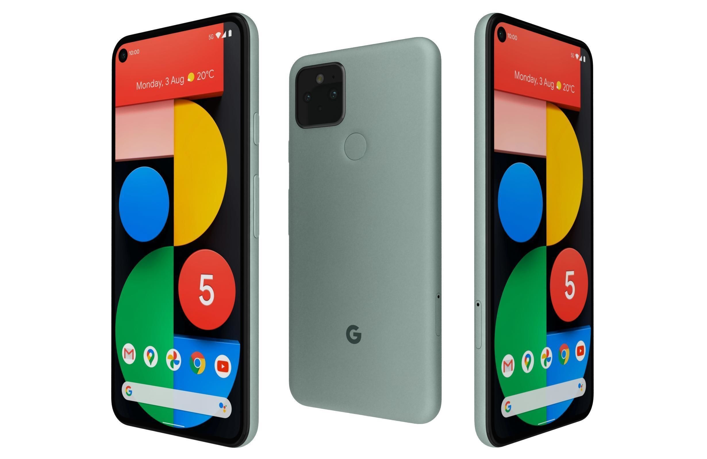 Google Pixel 4 And 5 3D model_57