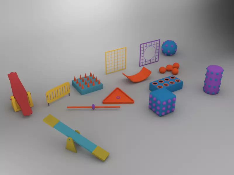 Traps and Obstacles Pack 3D model