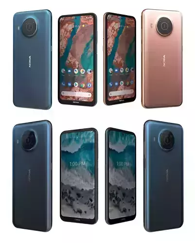 Nokia X20 And X100 3D model