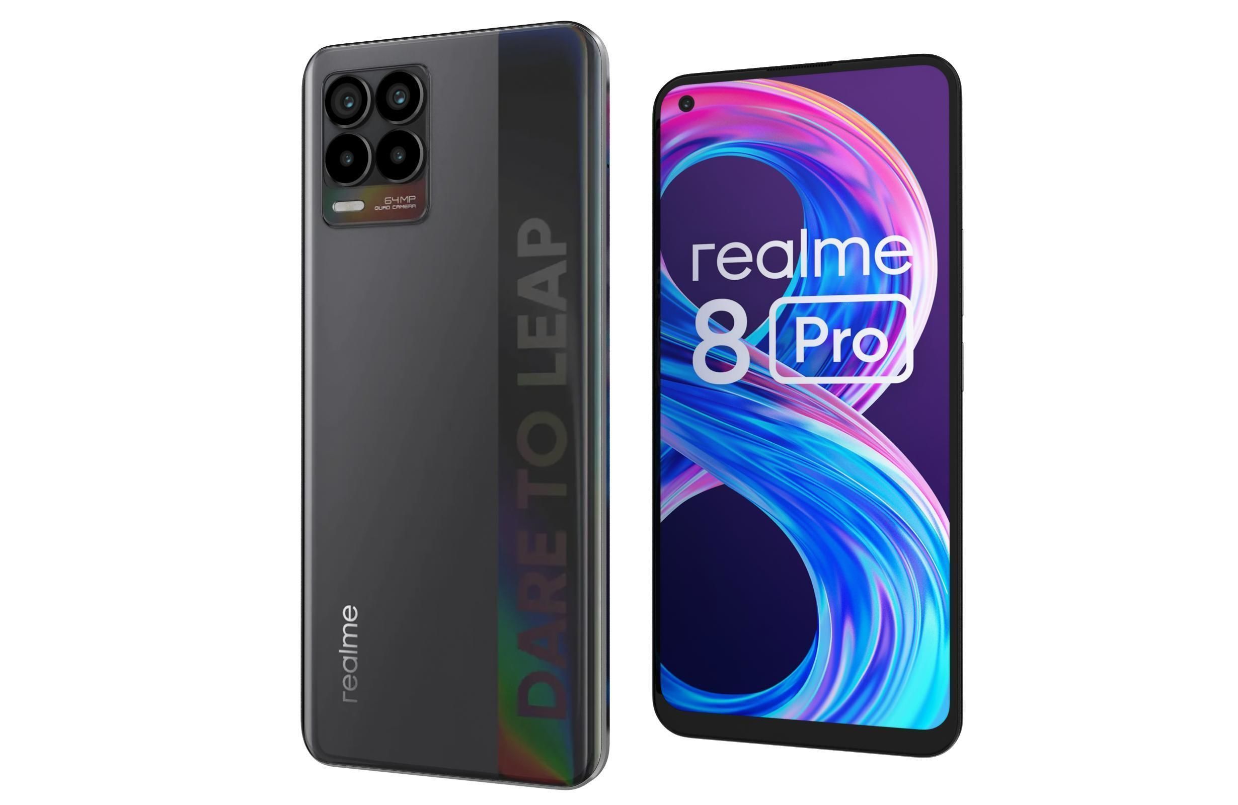 Realme 8 Pro And C11 3D model_28