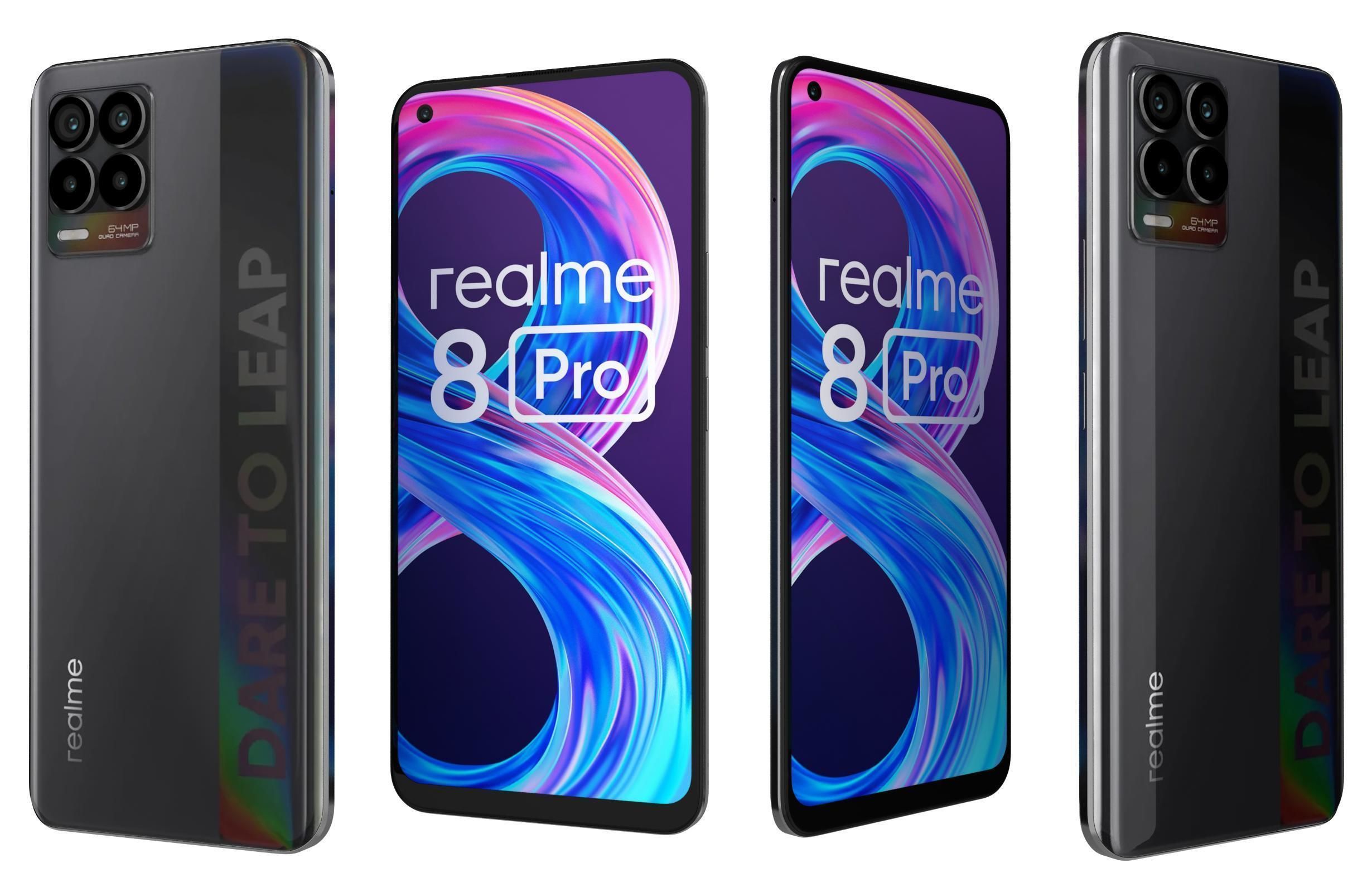 Realme 8 Pro And C11 3D model_16