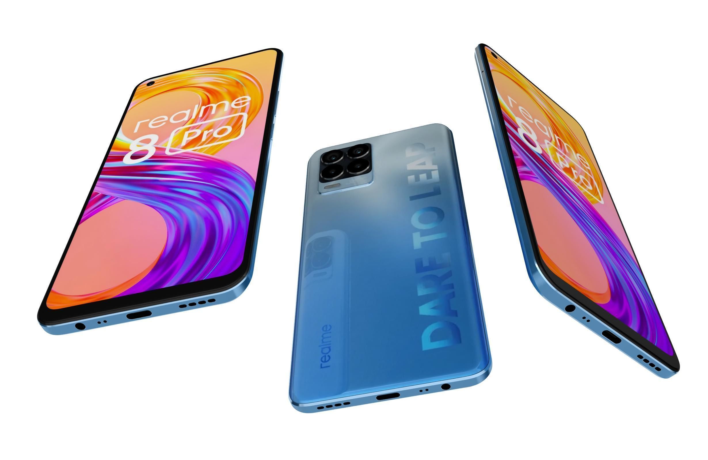 Realme 8 Pro And C11 3D model_12