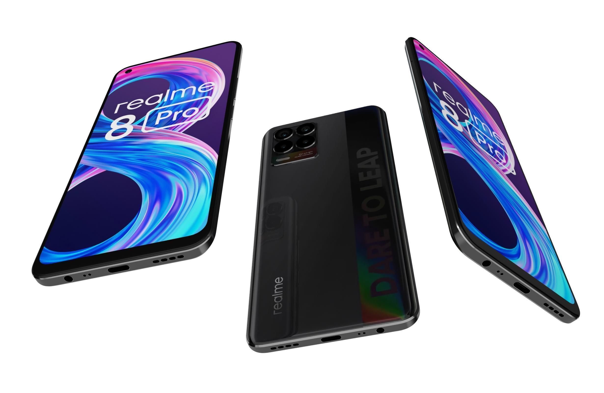 Realme 8 Pro And C11 3D model_13