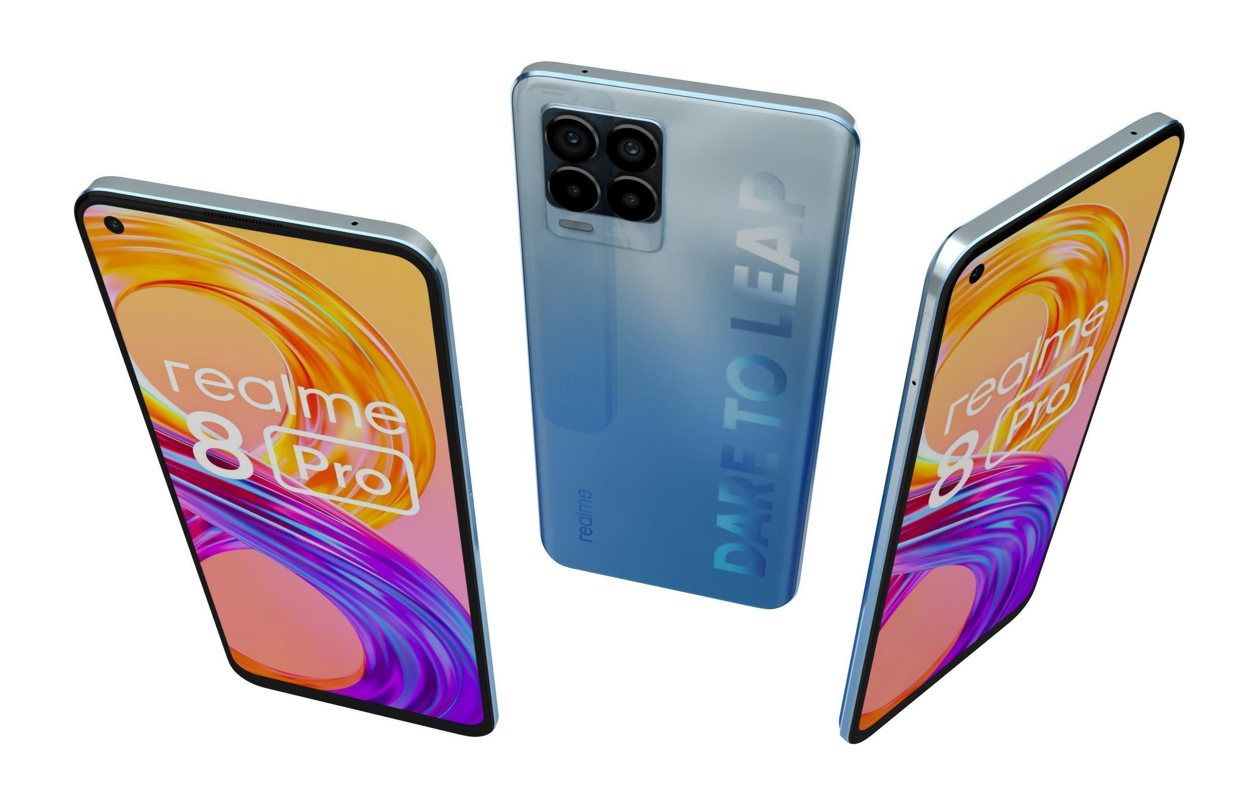 Realme 8 Pro And C11 3D model_9