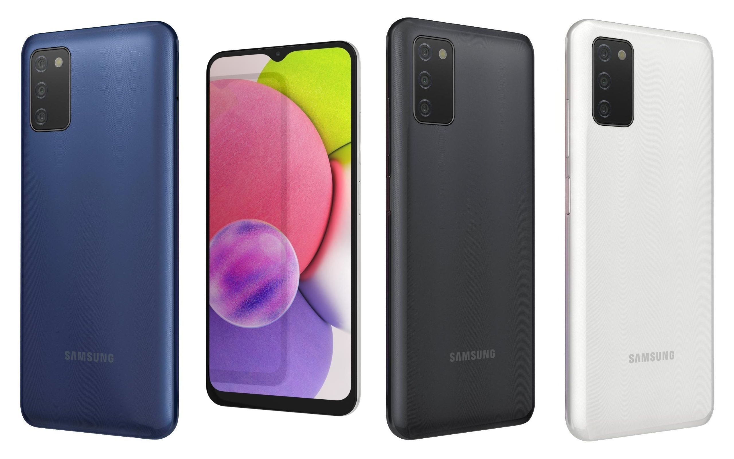 Samsung Galaxy A03 A03S And A03 Core 3D model_2