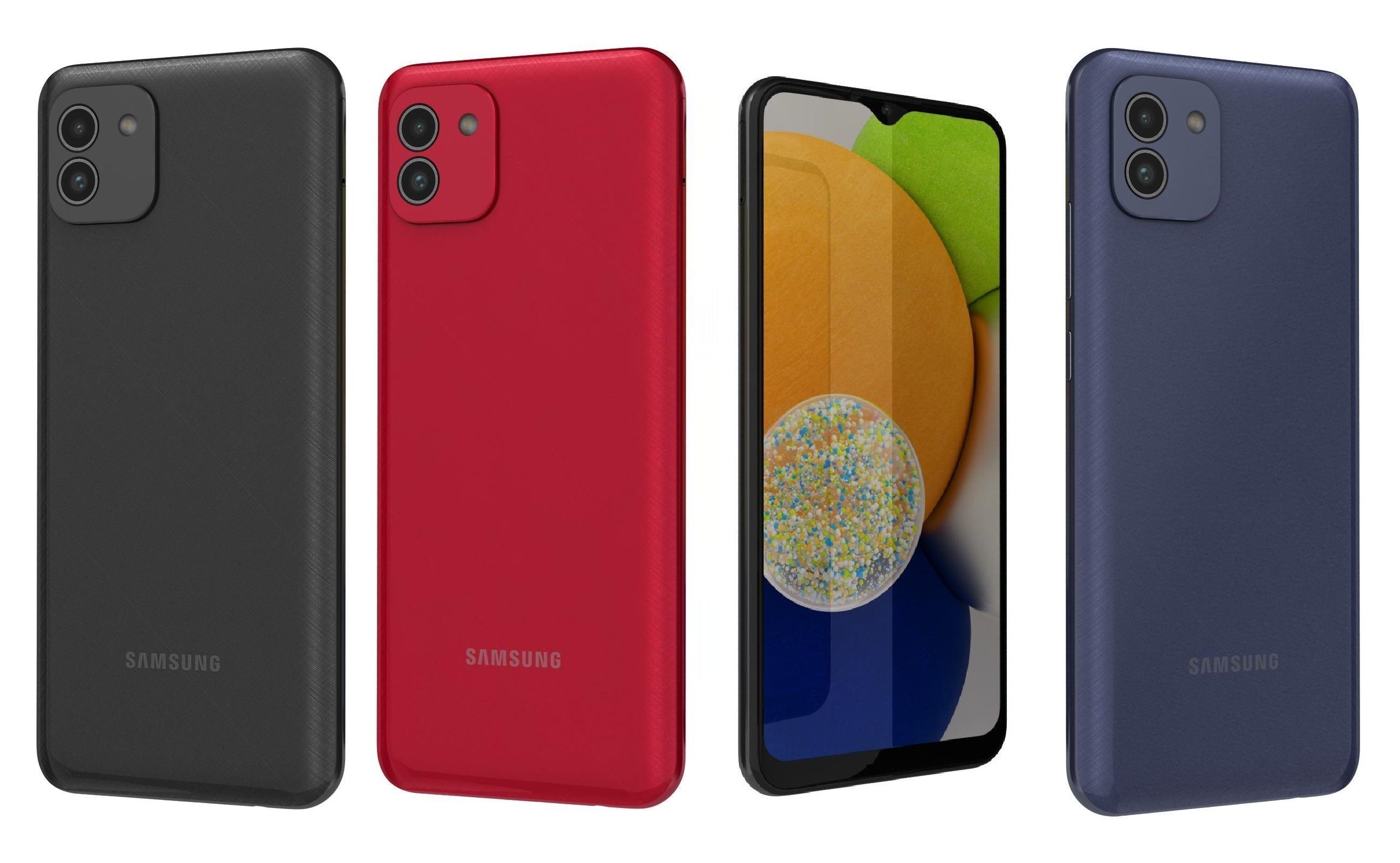 Samsung Galaxy A03 A03S And A03 Core 3D model_1