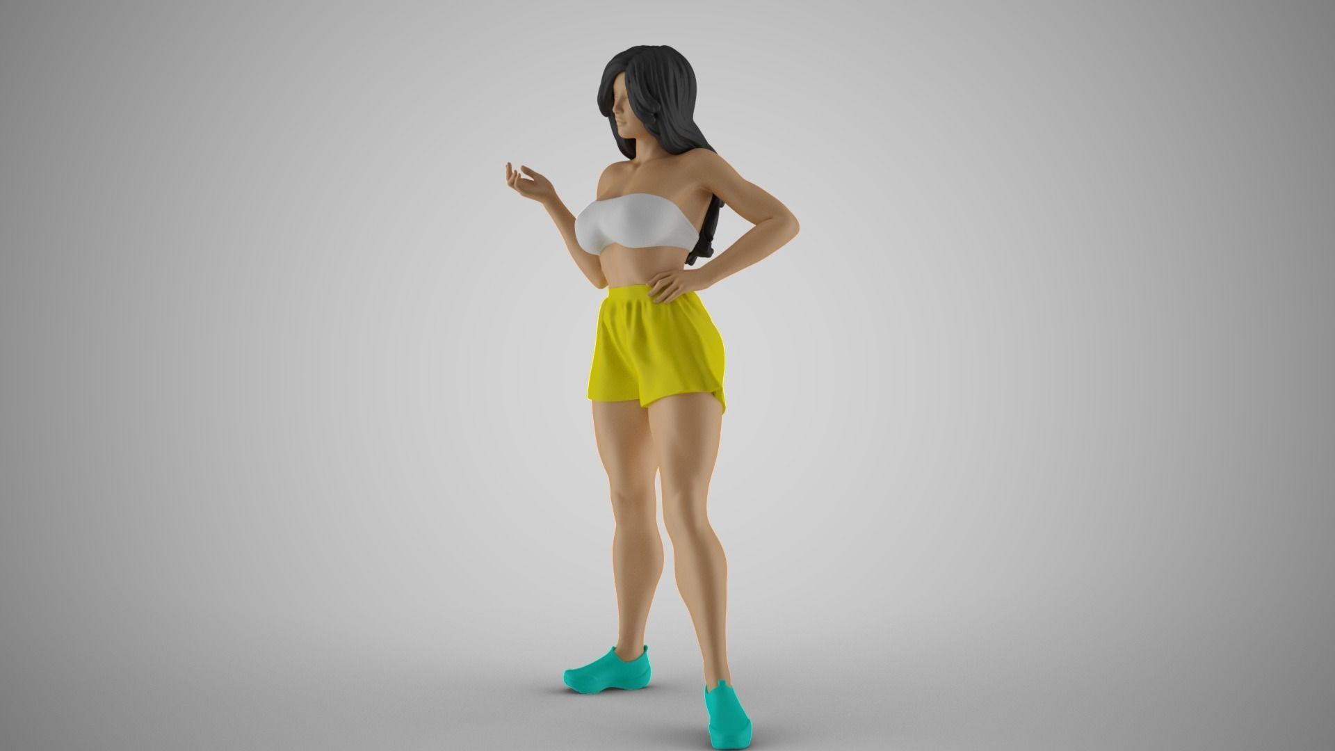 Chatter Girl 3D print model_10