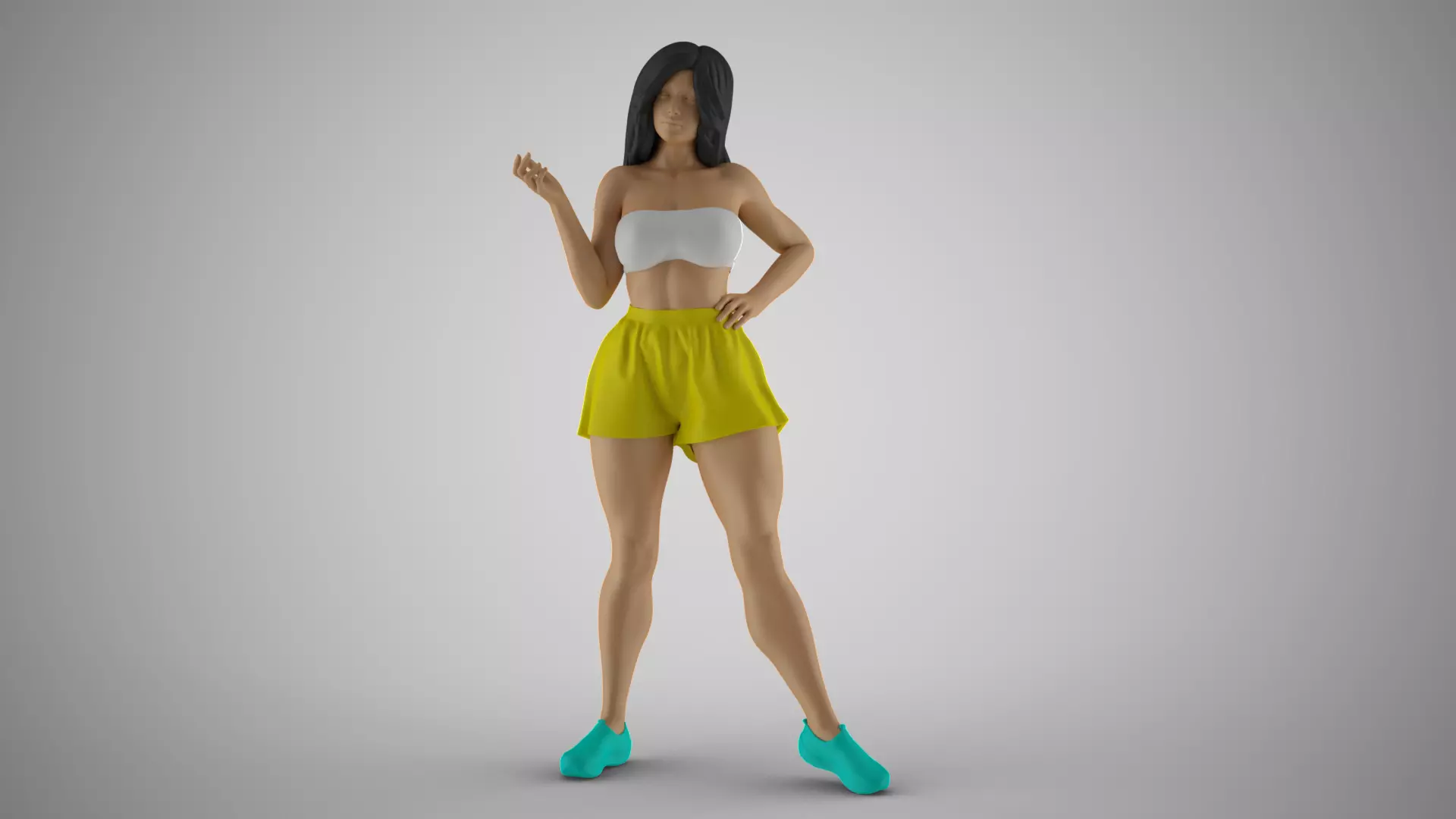 Chatter Girl 3D print model_0