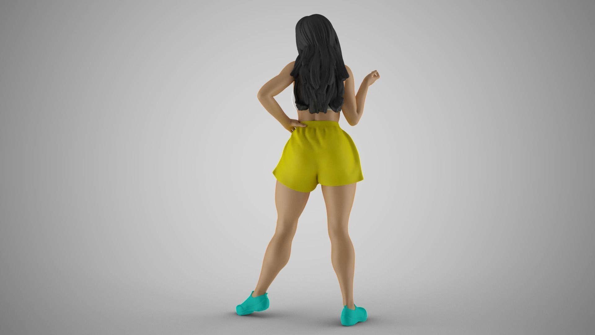 Chatter Girl 3D print model_7