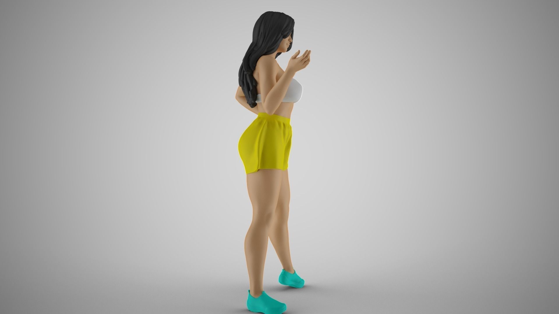 Chatter Girl 3D print model_5