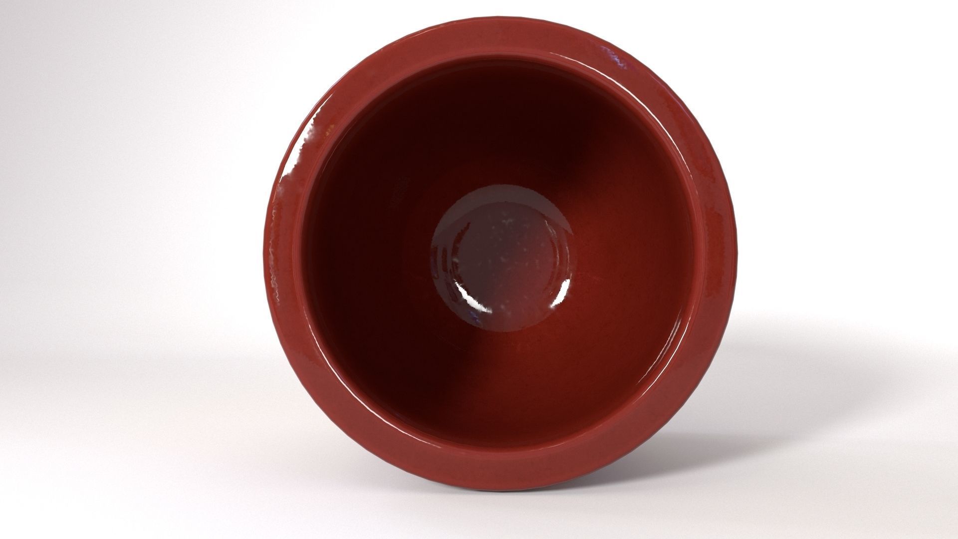 Flower Pot With Saucer and Soil 3D model_5