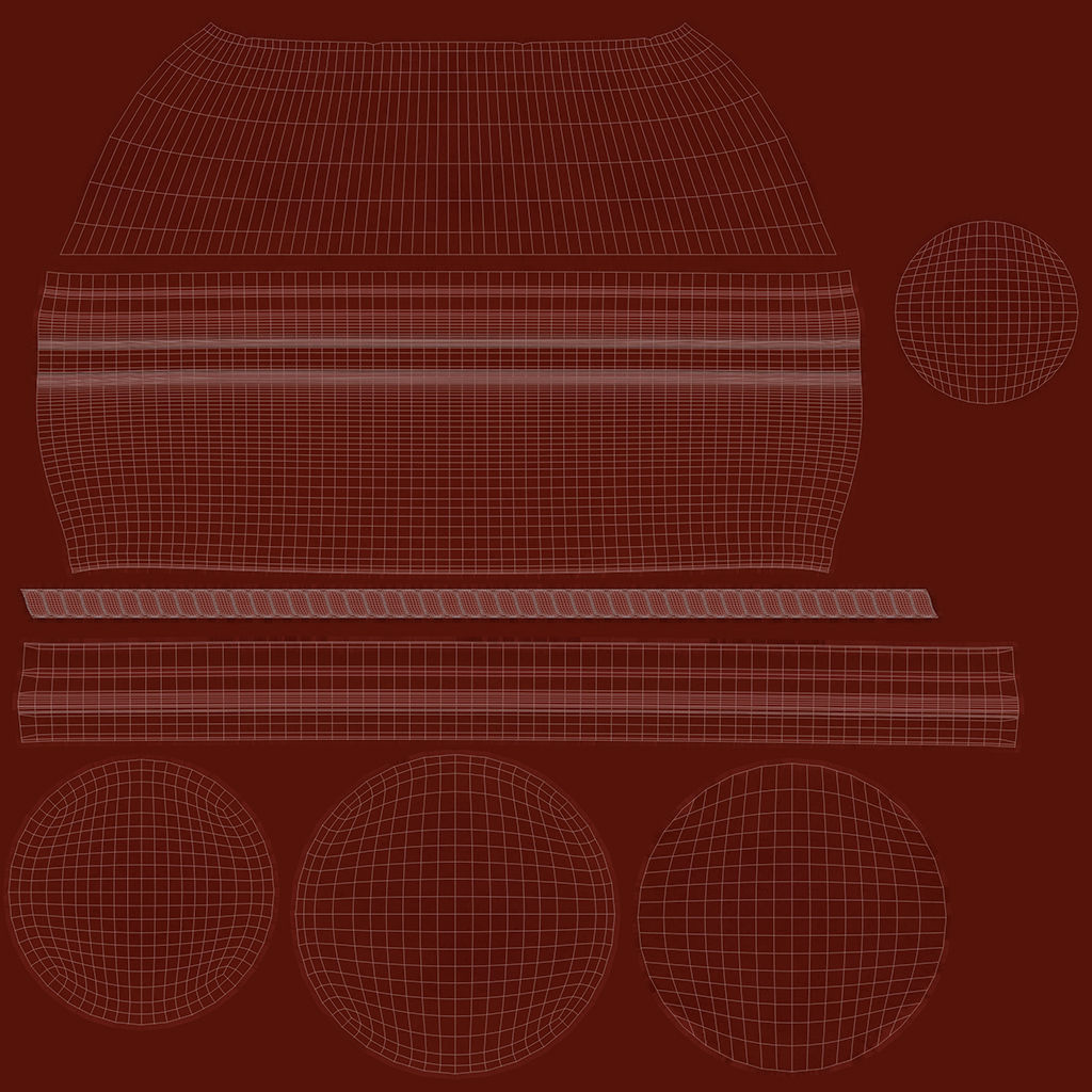 Flower Pot With Saucer and Soil 3D model_13