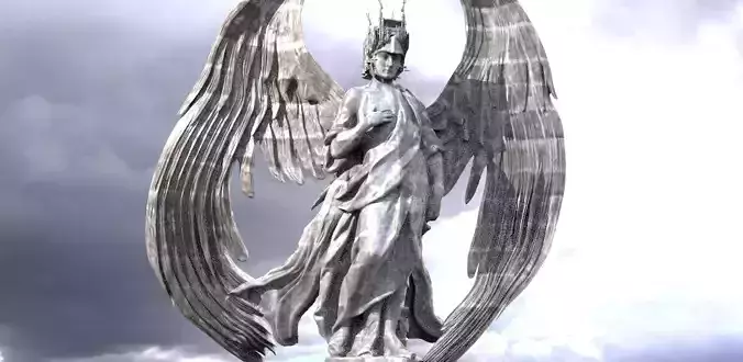 Heavens Envoy Grand winged angel