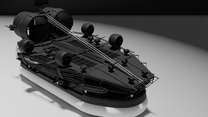  Air-Cushion Vehicle 3D model
