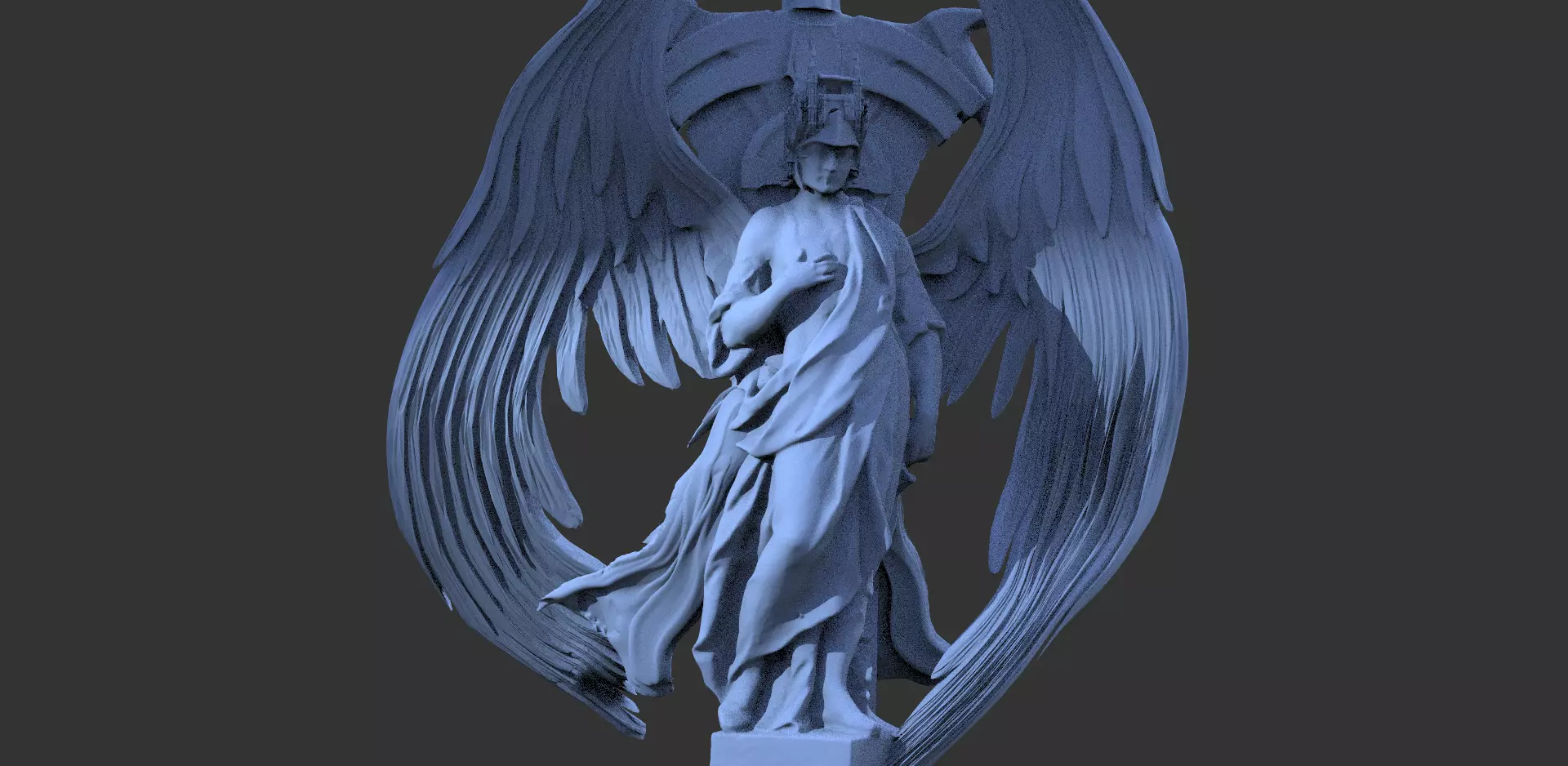 Heavens Envoy With Arch Sword 1  3D model_0