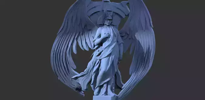 Heavens Envoy With Arch Sword 1  3D model