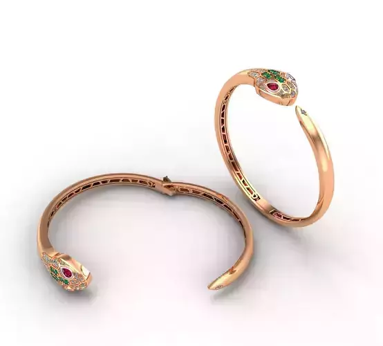Snake bracelet 3D print model