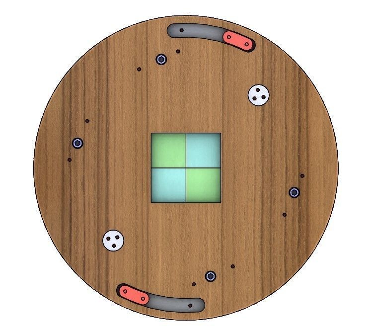 SL4BLSH40A-Laser Cut Square Hole Sliding Iris Diaphragm 3D print model_14