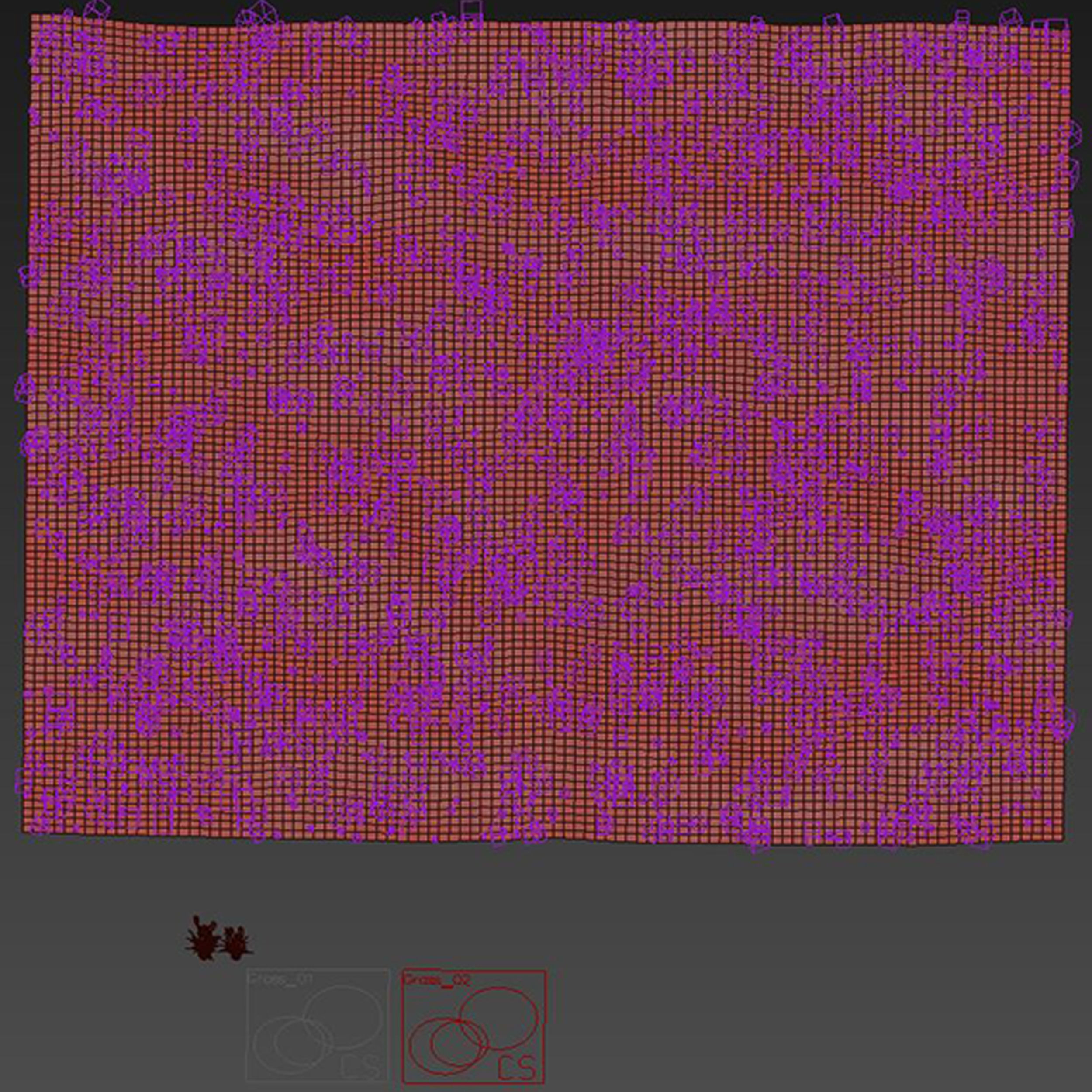 Field Grass 05 3D model_7