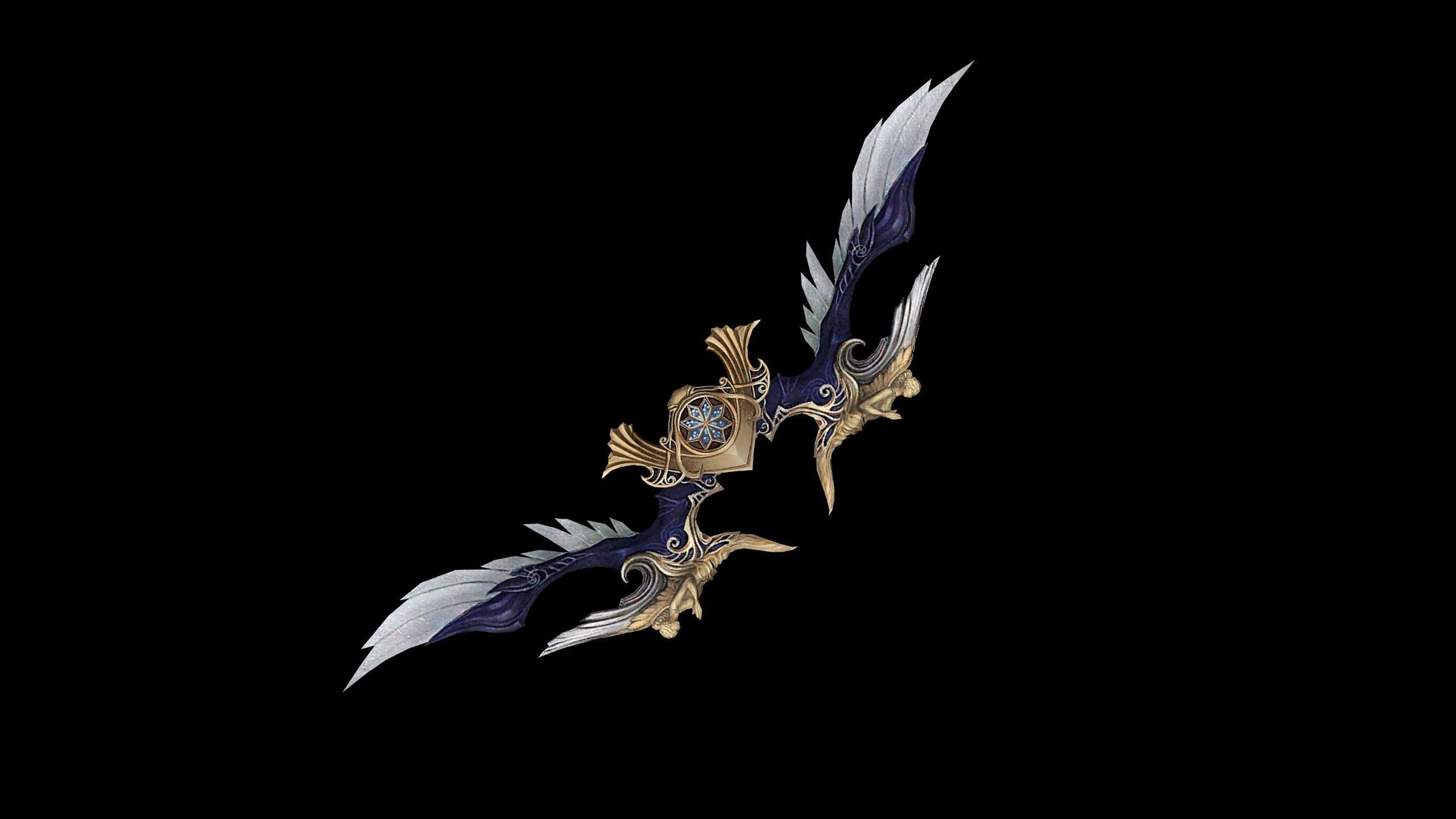 Regalia Bow Low-poly 3D model_1