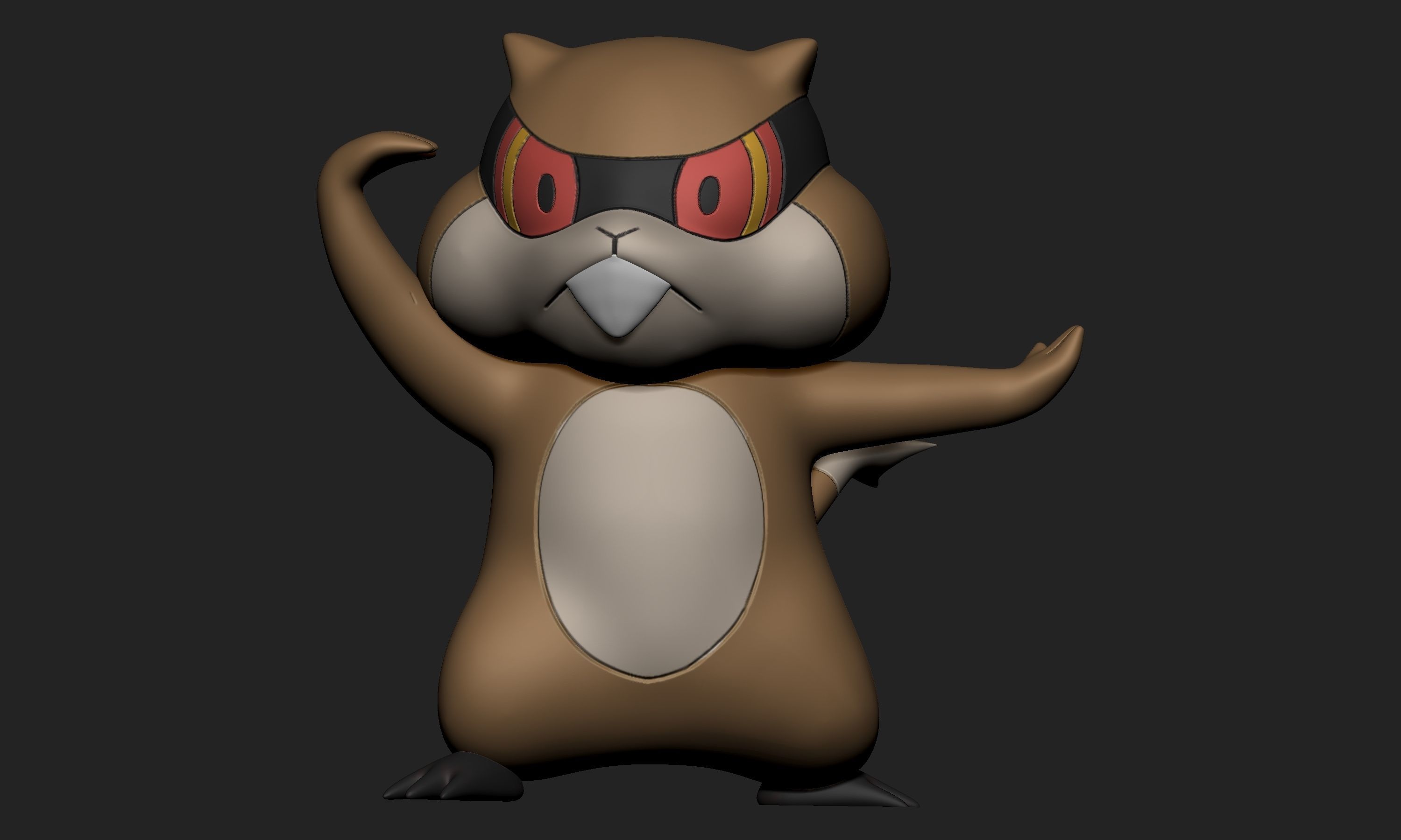 Pokemon - Patrat 3D print model_1