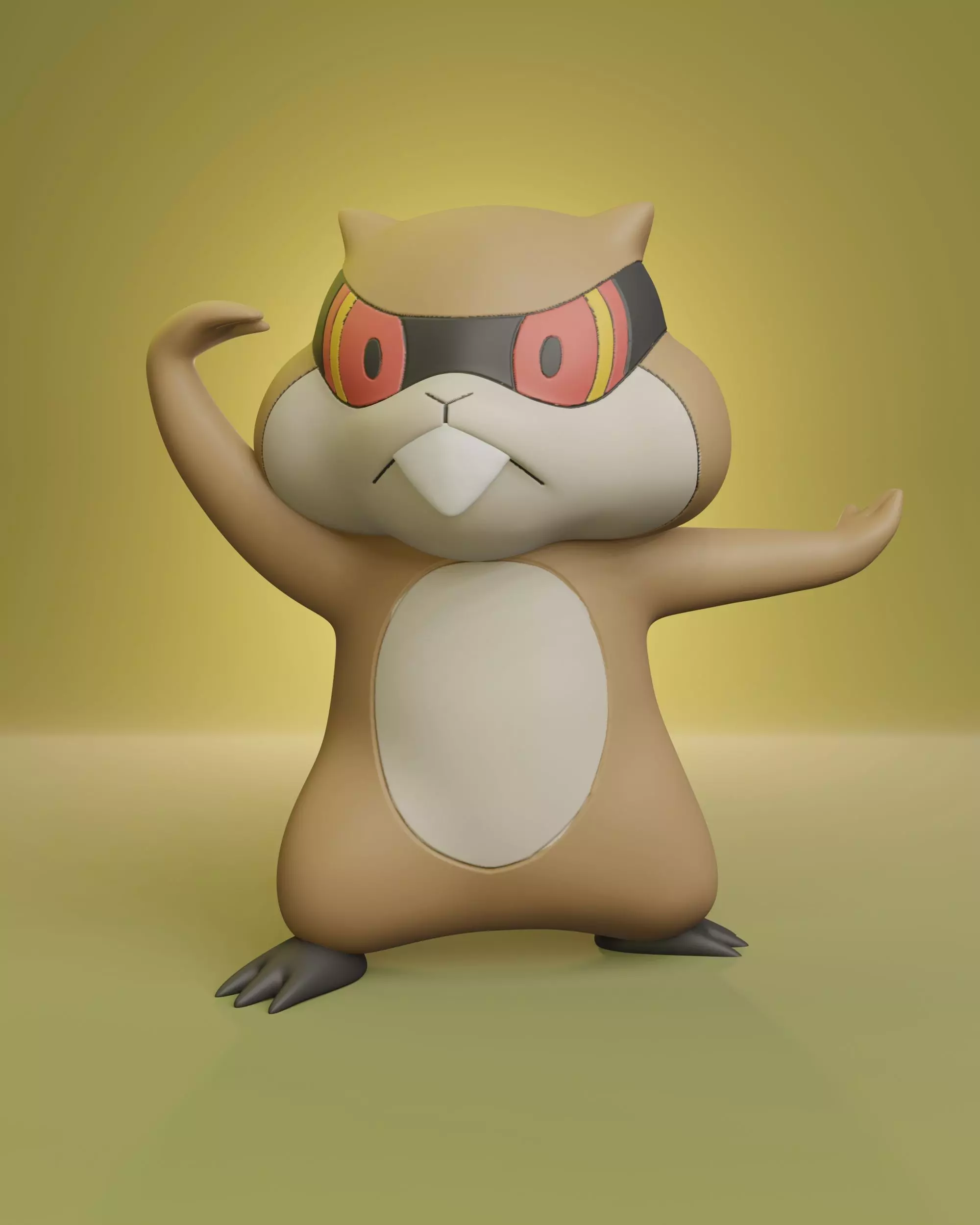Pokemon - Patrat 3D print model_0
