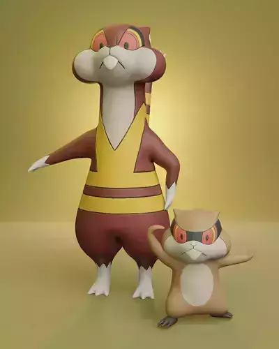 Pokemon - Patrat and Watchog 