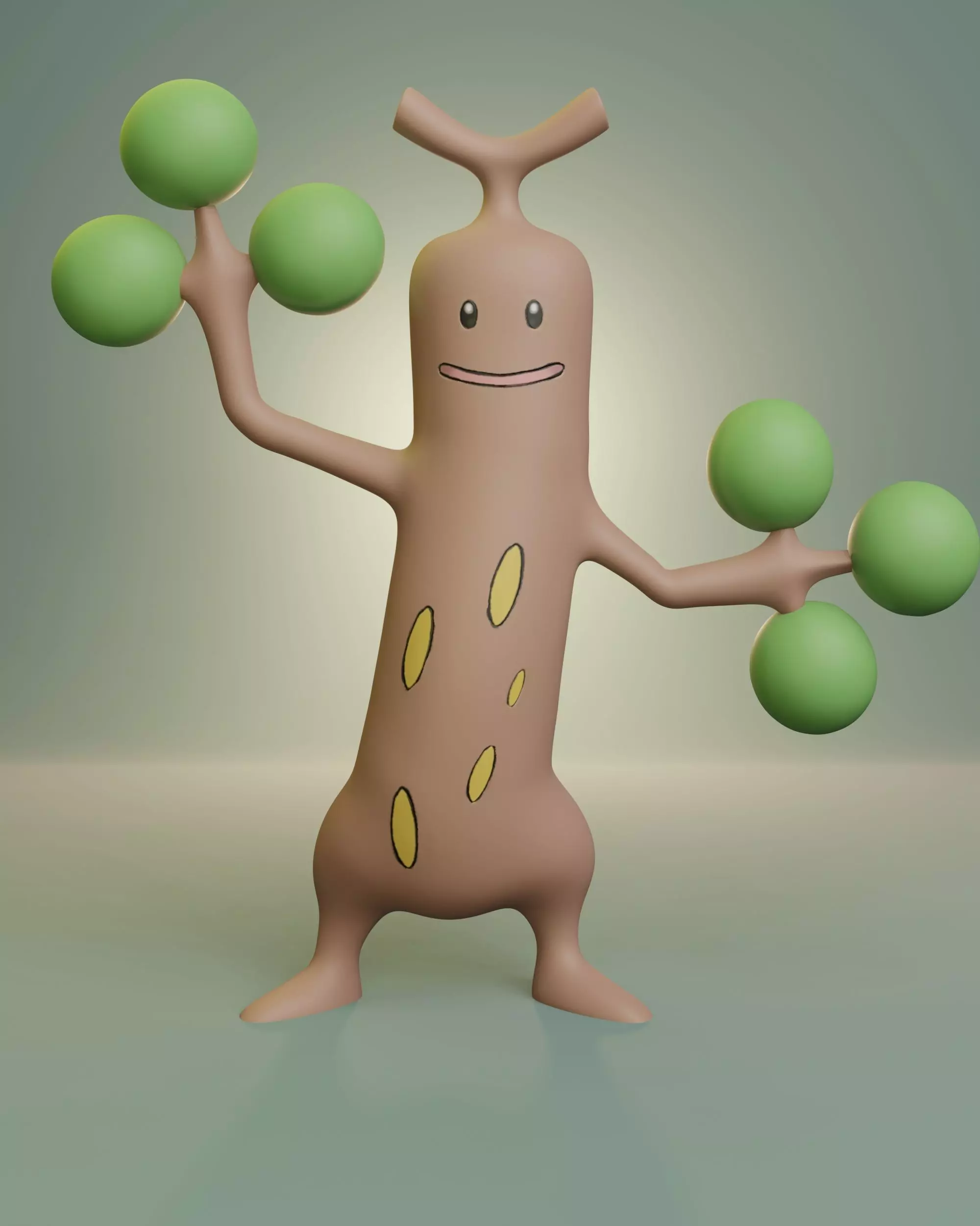 Pokemon - Sudowoodo 3D print model