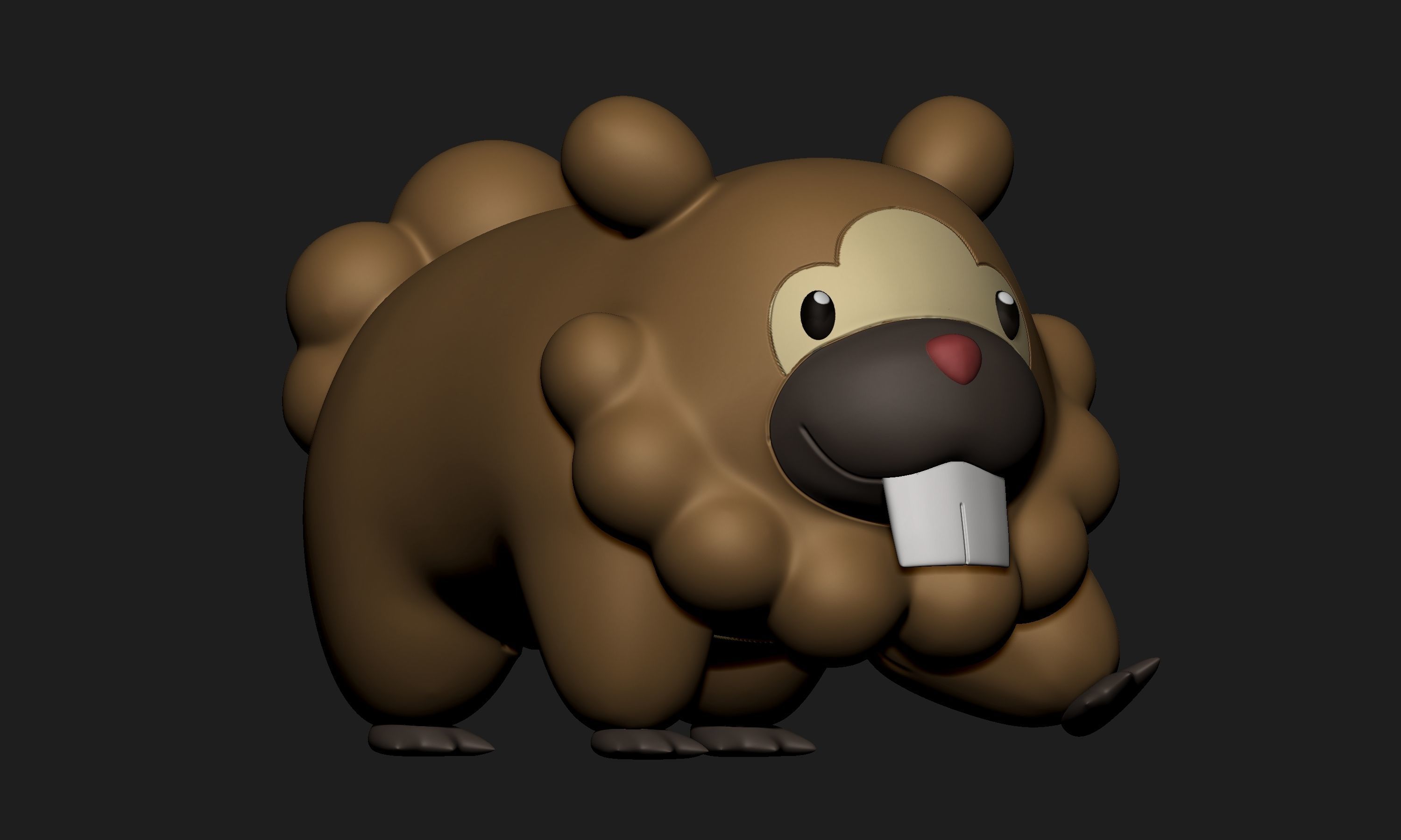 Pokemon - Bidoof 3D print model_1