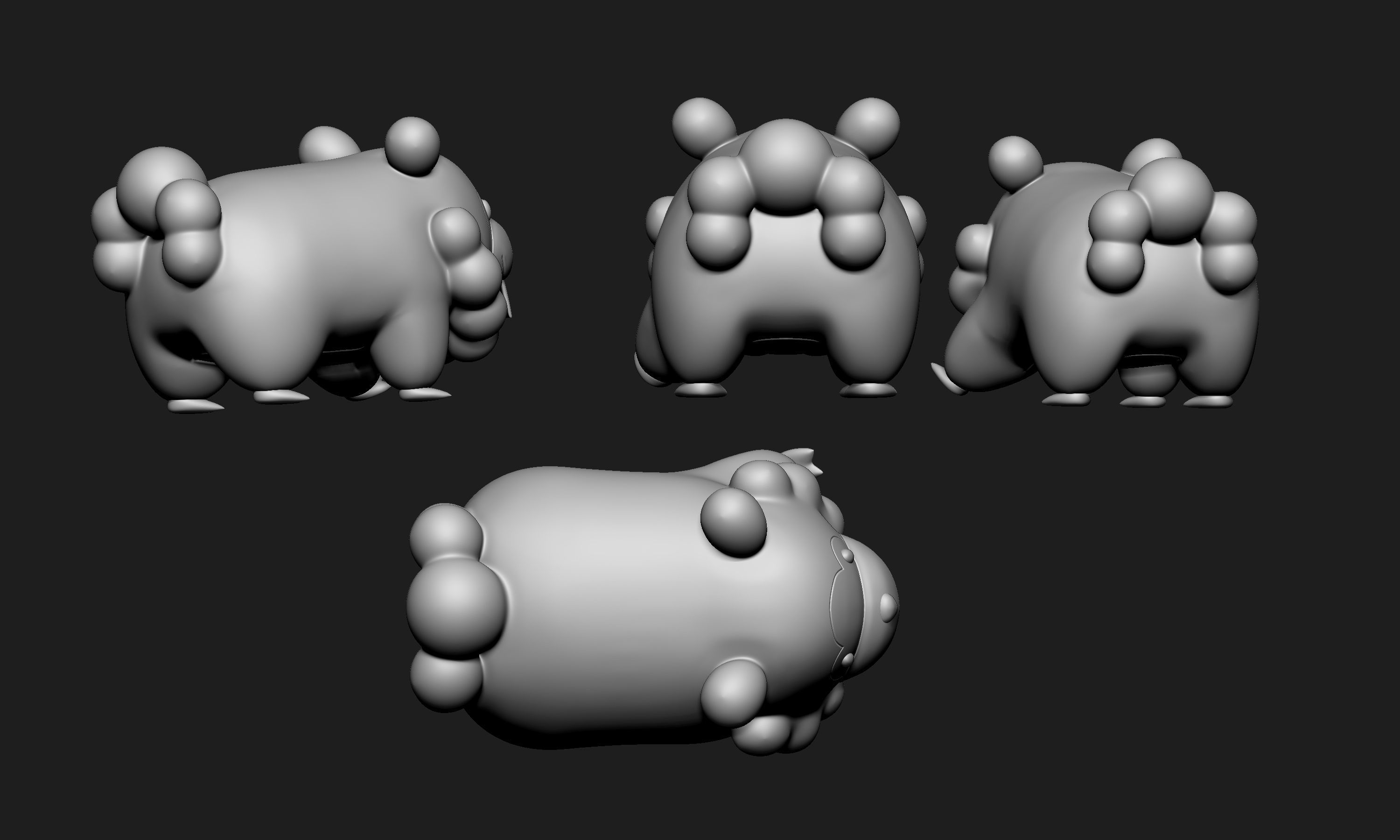 Pokemon - Bidoof 3D print model_6