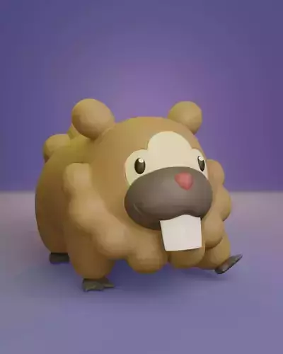 Pokemon - Bidoof 3D print model