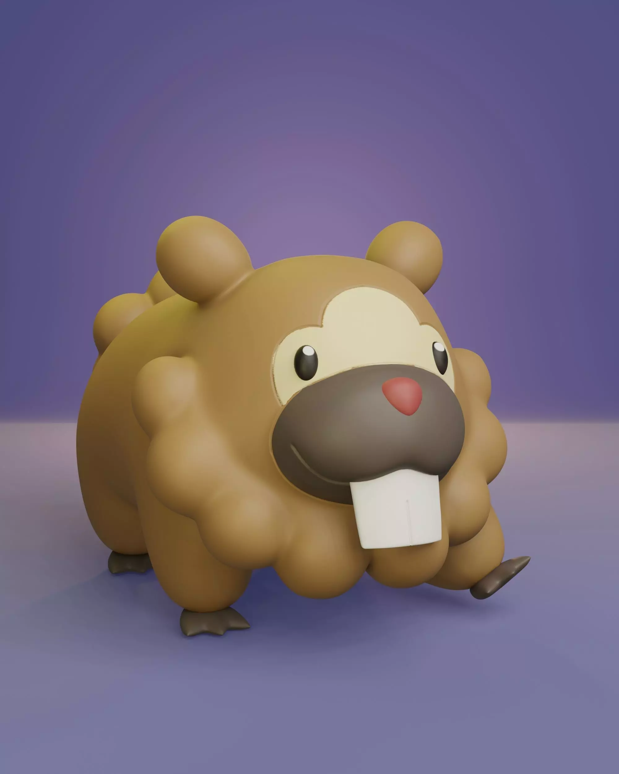 Pokemon - Bidoof 3D print model_0