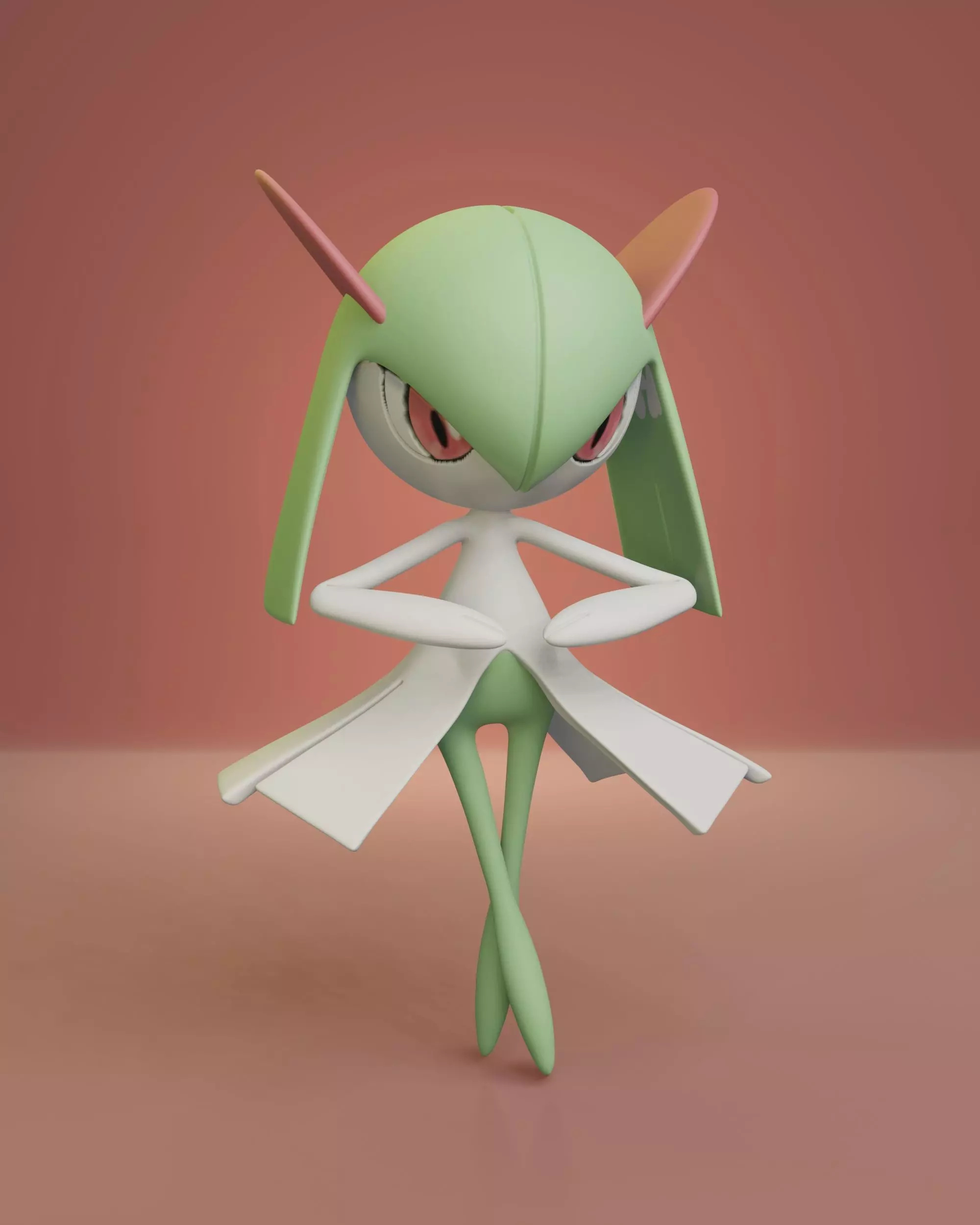 Pokemon - Kirlia 3D print model_0