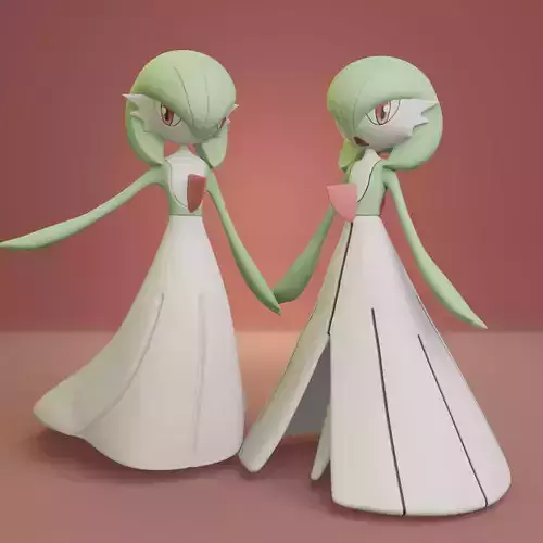 Pokemon - Gardevoir with 2 different poses