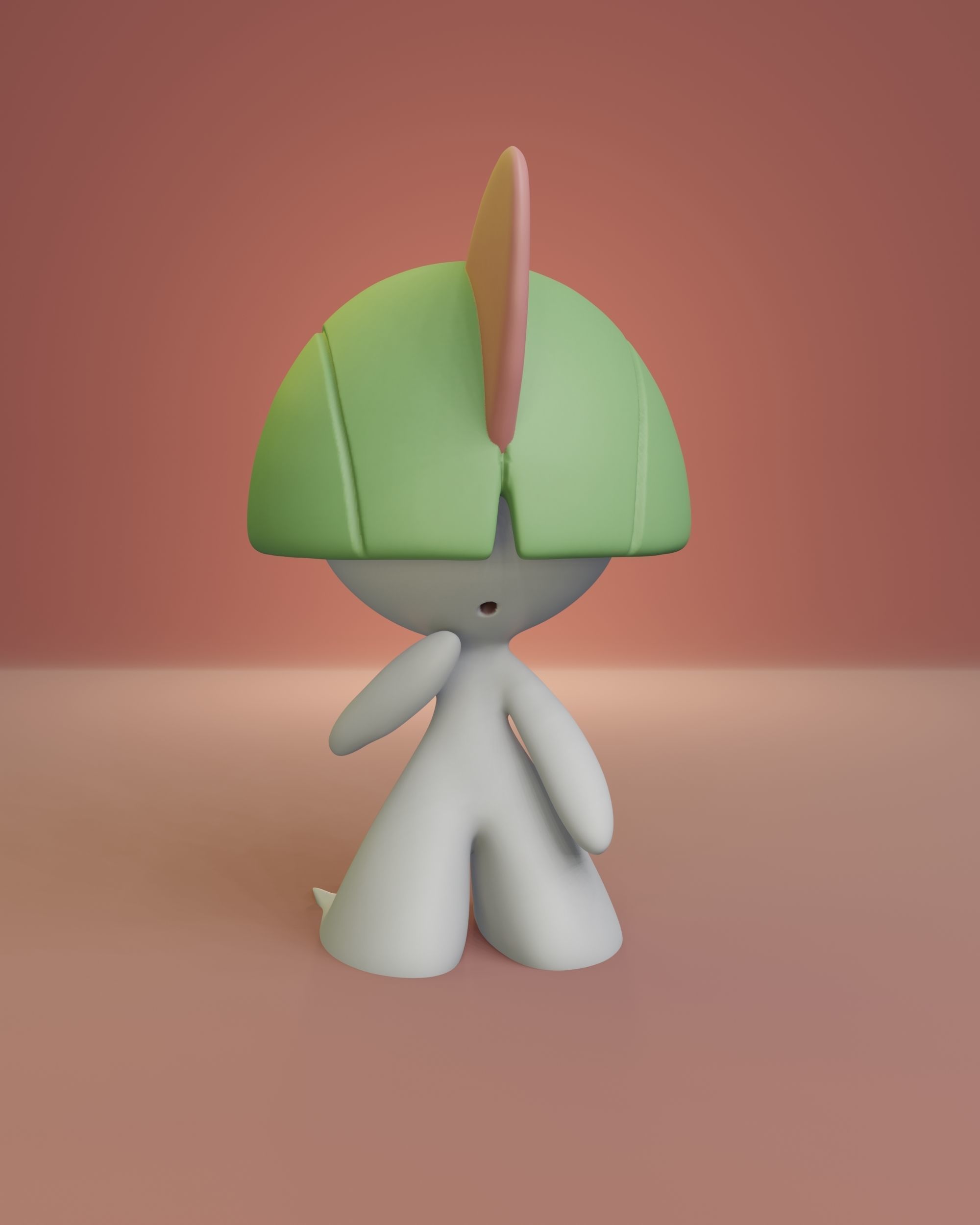 Pokemon - Ralts Kirlia Gardevoir and Gallade 3D print model_31