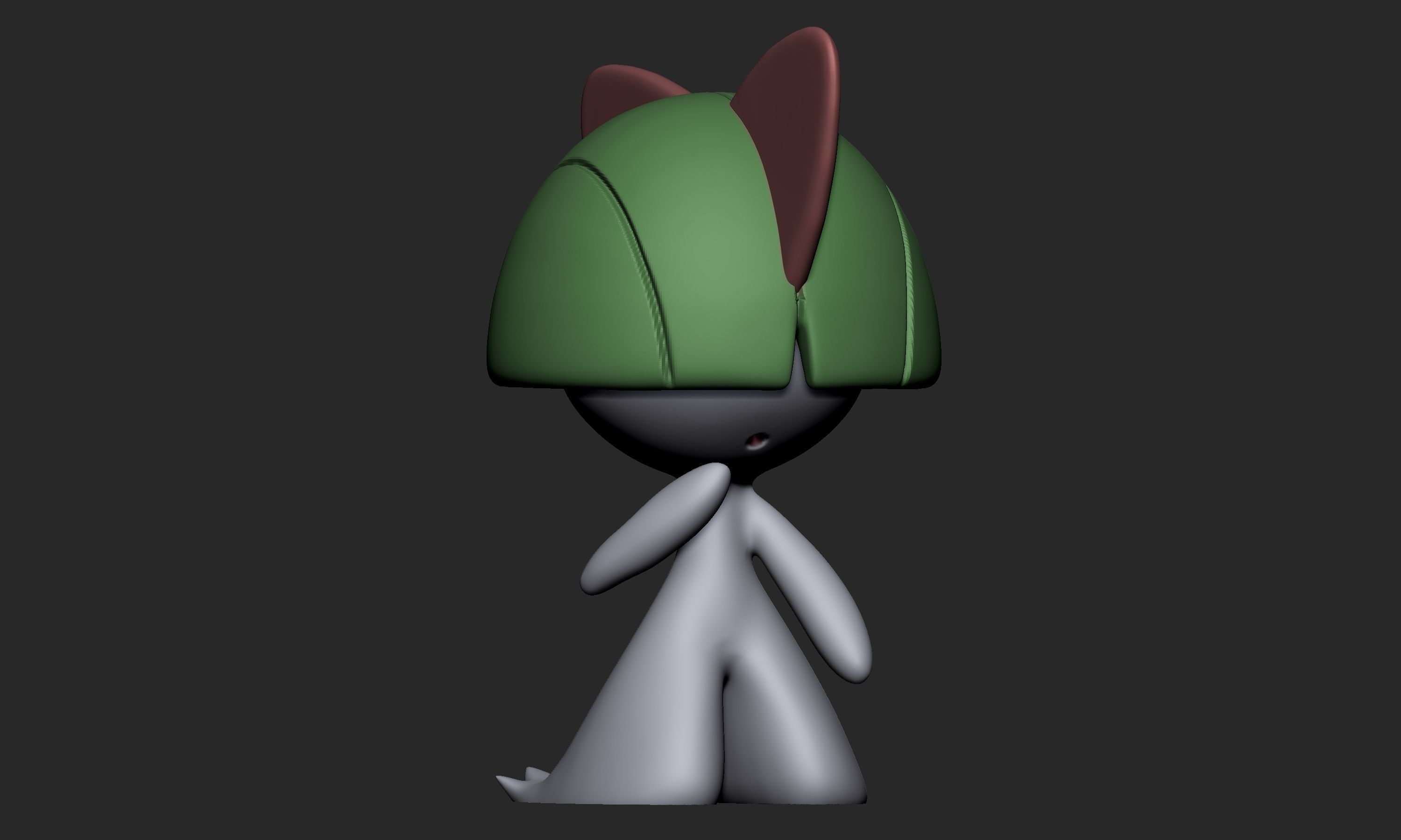 Pokemon - Ralts Kirlia Gardevoir and Gallade 3D print model_30