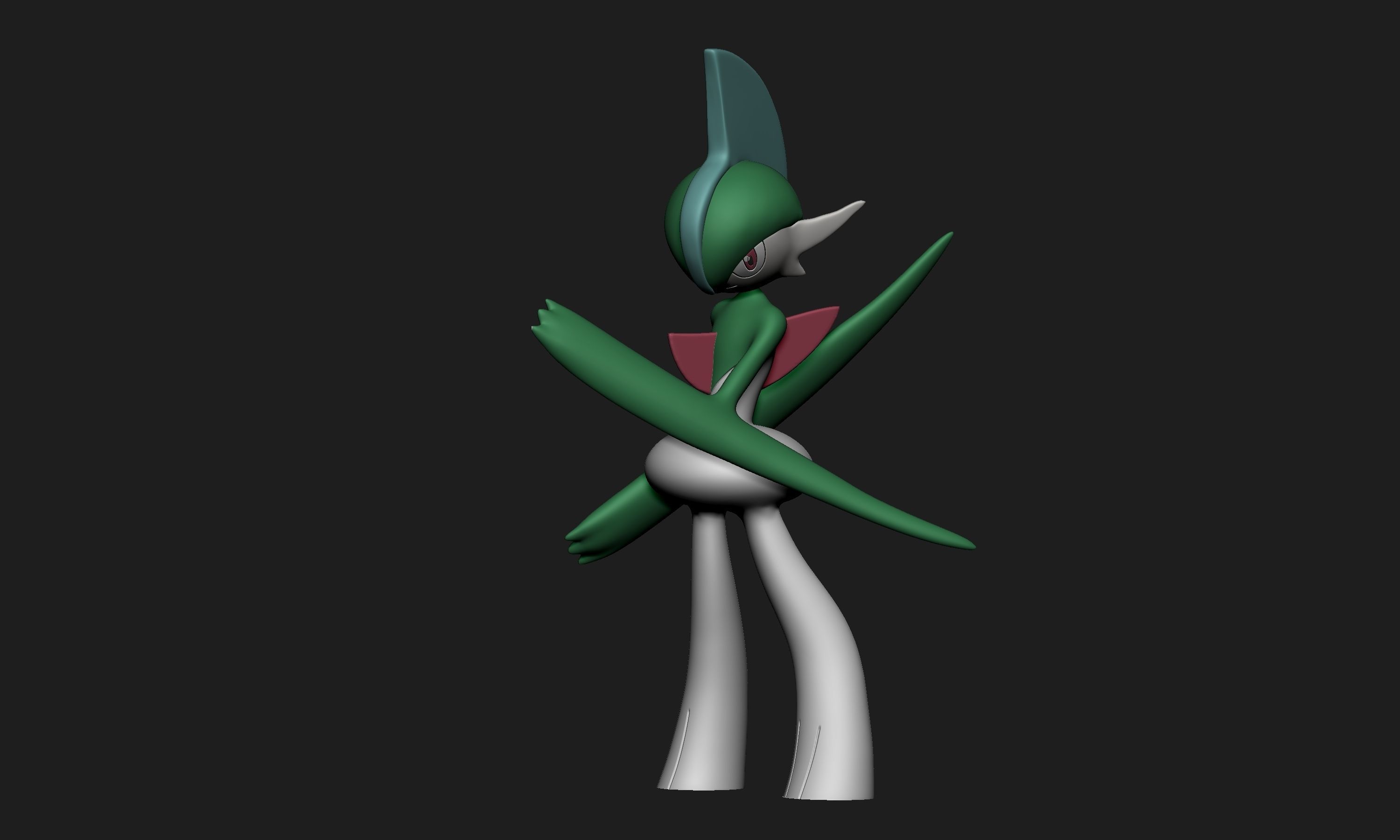 Pokemon - Ralts Kirlia Gardevoir and Gallade 3D print model_2