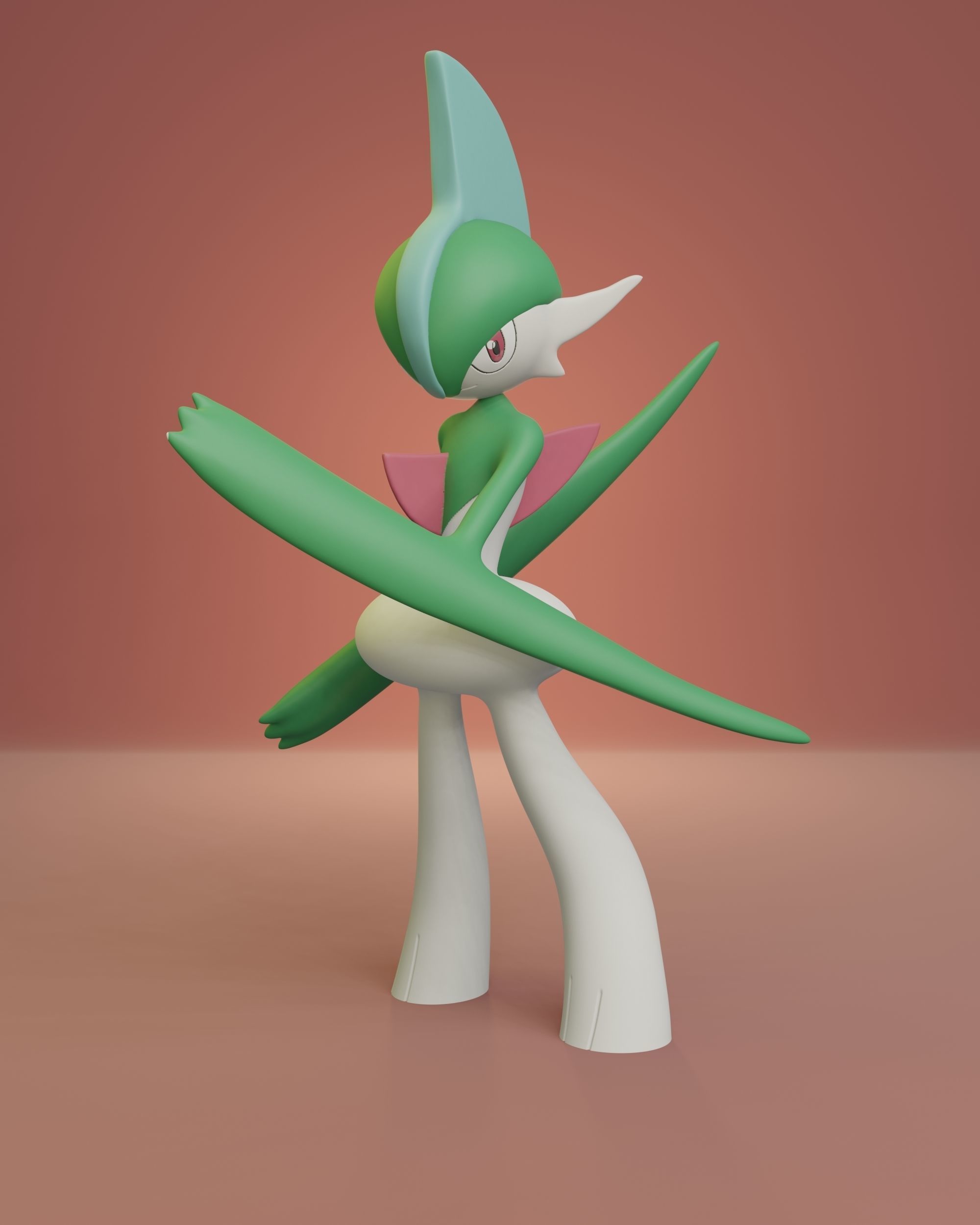 Pokemon - Ralts Kirlia Gardevoir and Gallade 3D print model_1