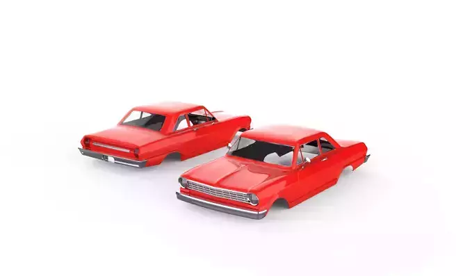 1964 Chevy II Nova 3D print model