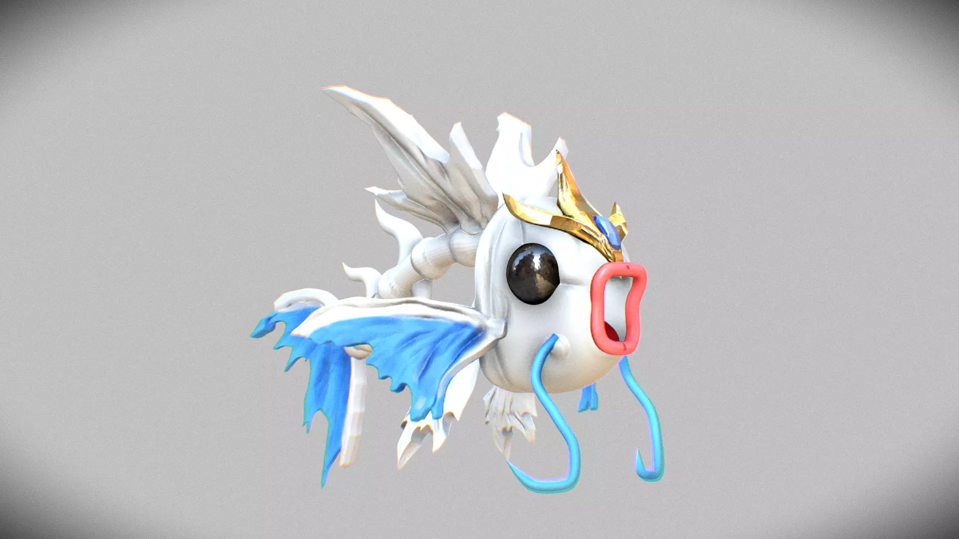 King magikarp  bone 3D print model_0