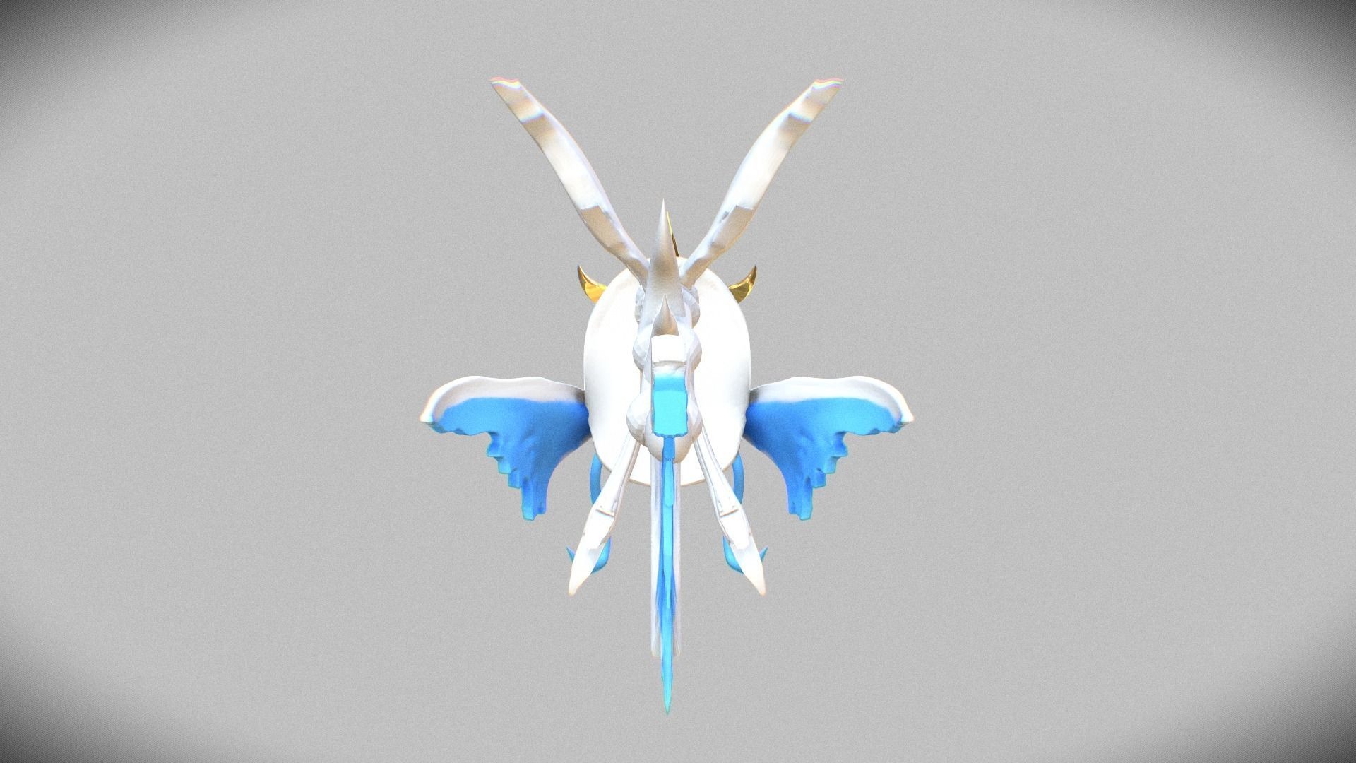 King magikarp  bone 3D print model_5