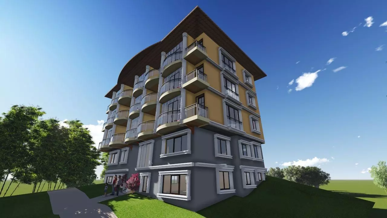 New building Free 3D model